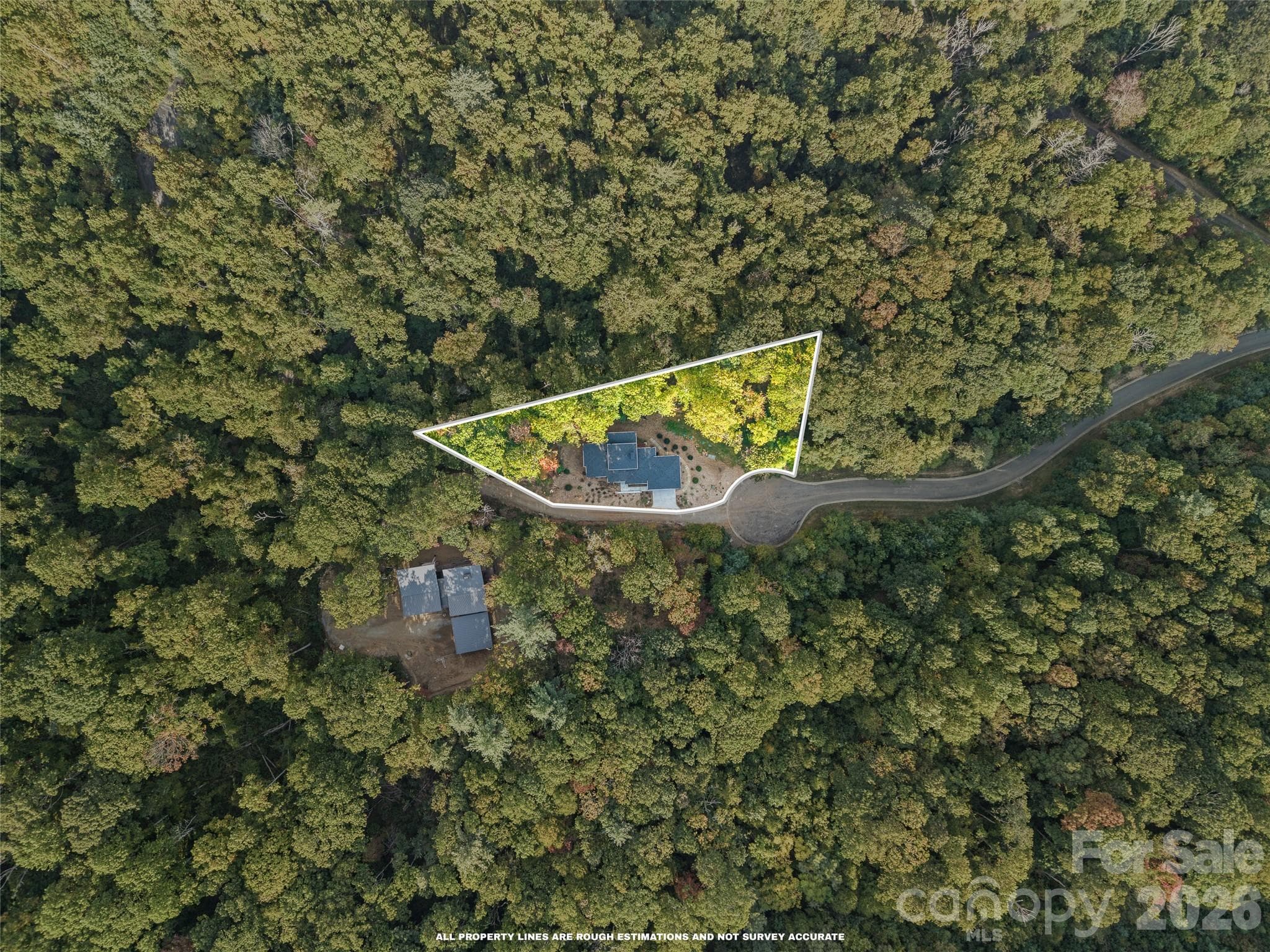 Aerial - 505 Barrington Drive, Asheville