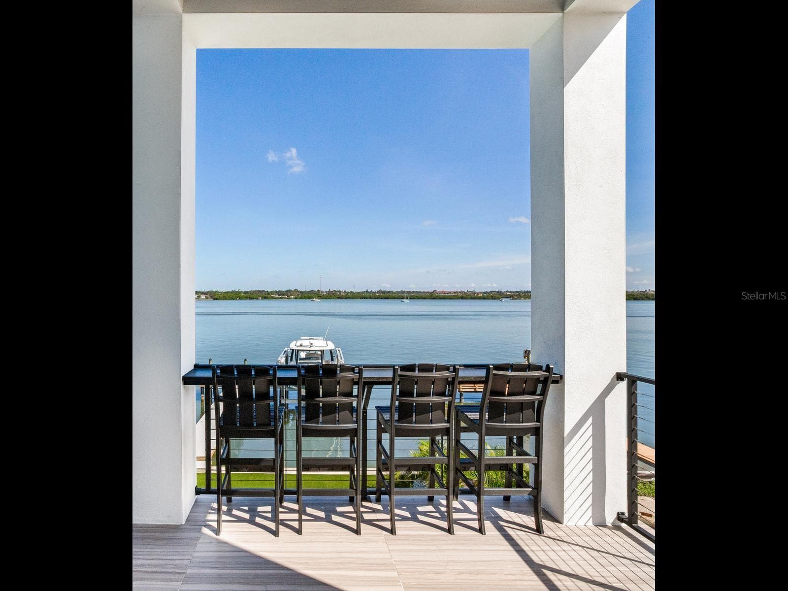 Balcony off of living room - 836 BAY POINT DR, MADEIRA BEACH