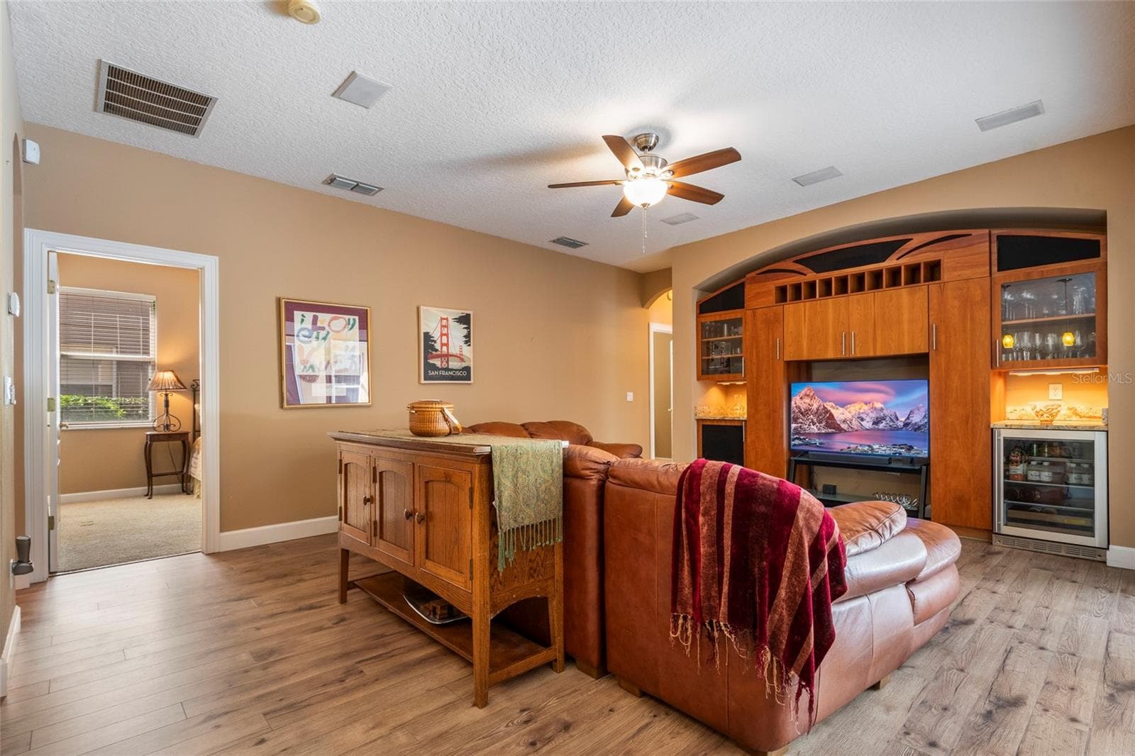Built In Speakers with access to stereo and theater components upstairs in storage closet - 2712 ALOMA OAKS DR, OVIEDO