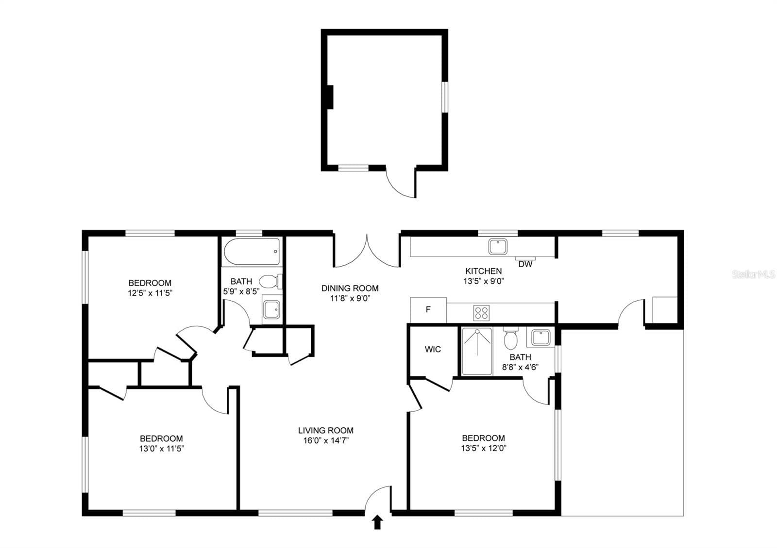 Floorplan - 601 RIDGEFIELD AVE, OCOEE