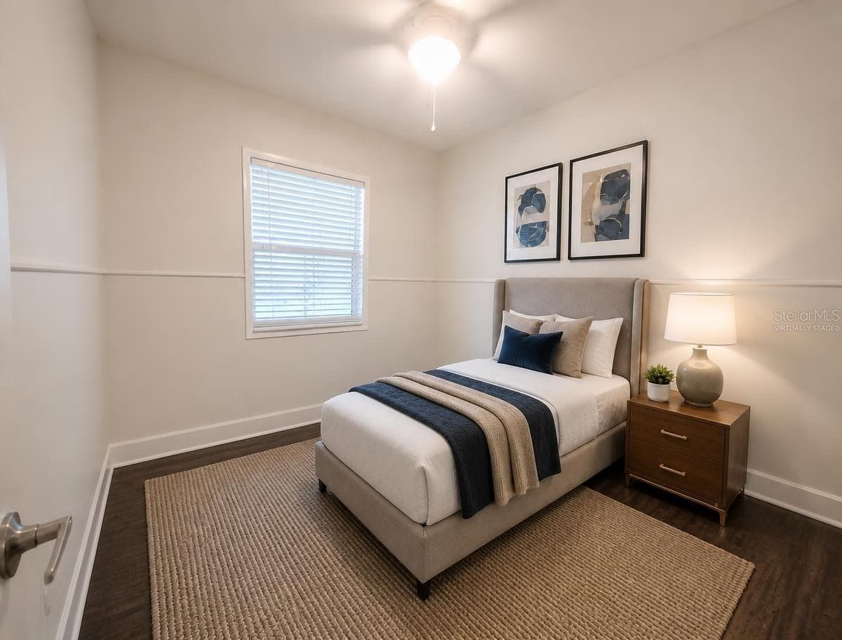 bedroom 3 - virtually staged - 3902 W PAXTON AVE, TAMPA