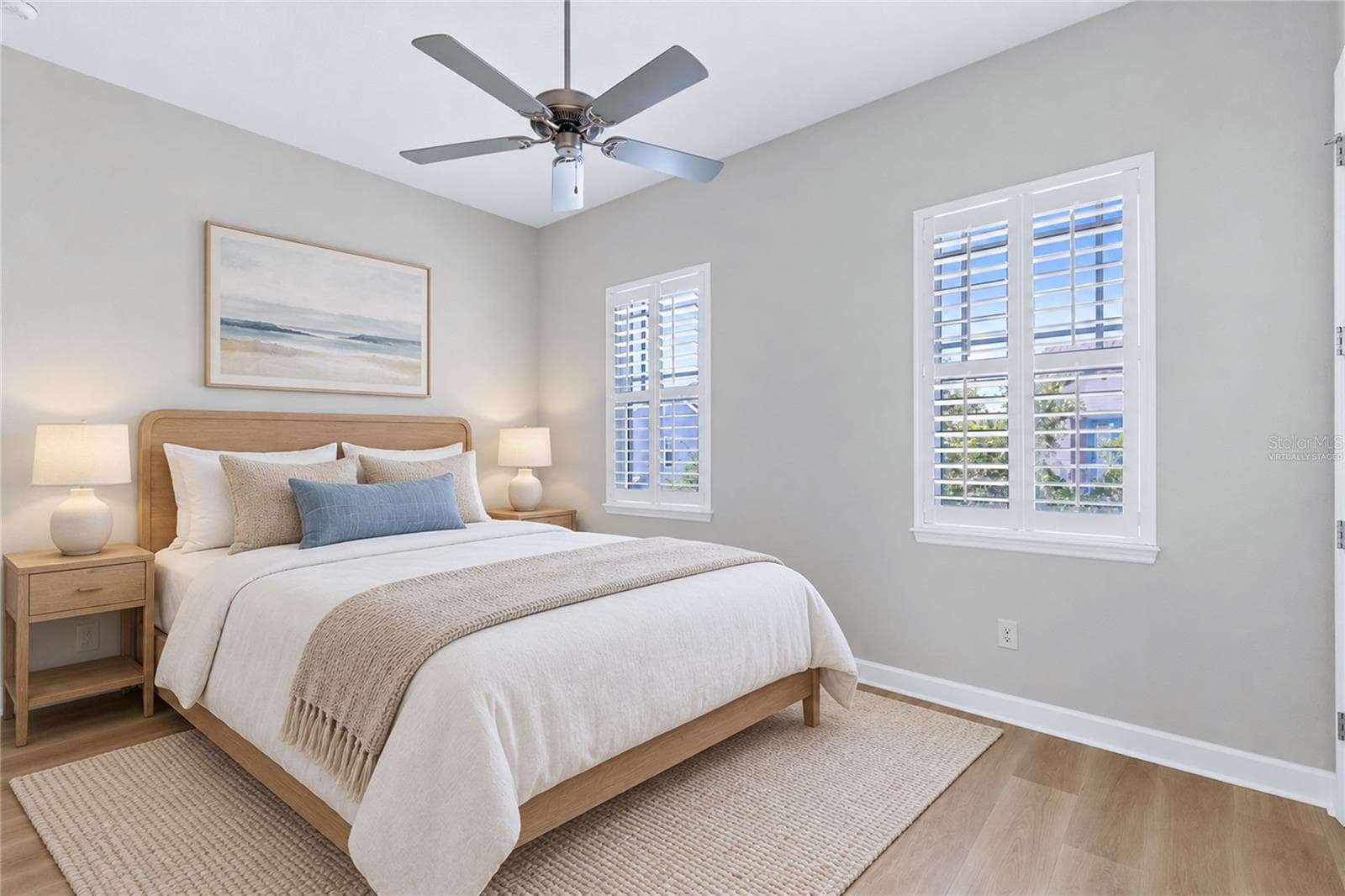 Virtually staged image. Bedroom 2. - 8460 BERGSON PL, ORLANDO
