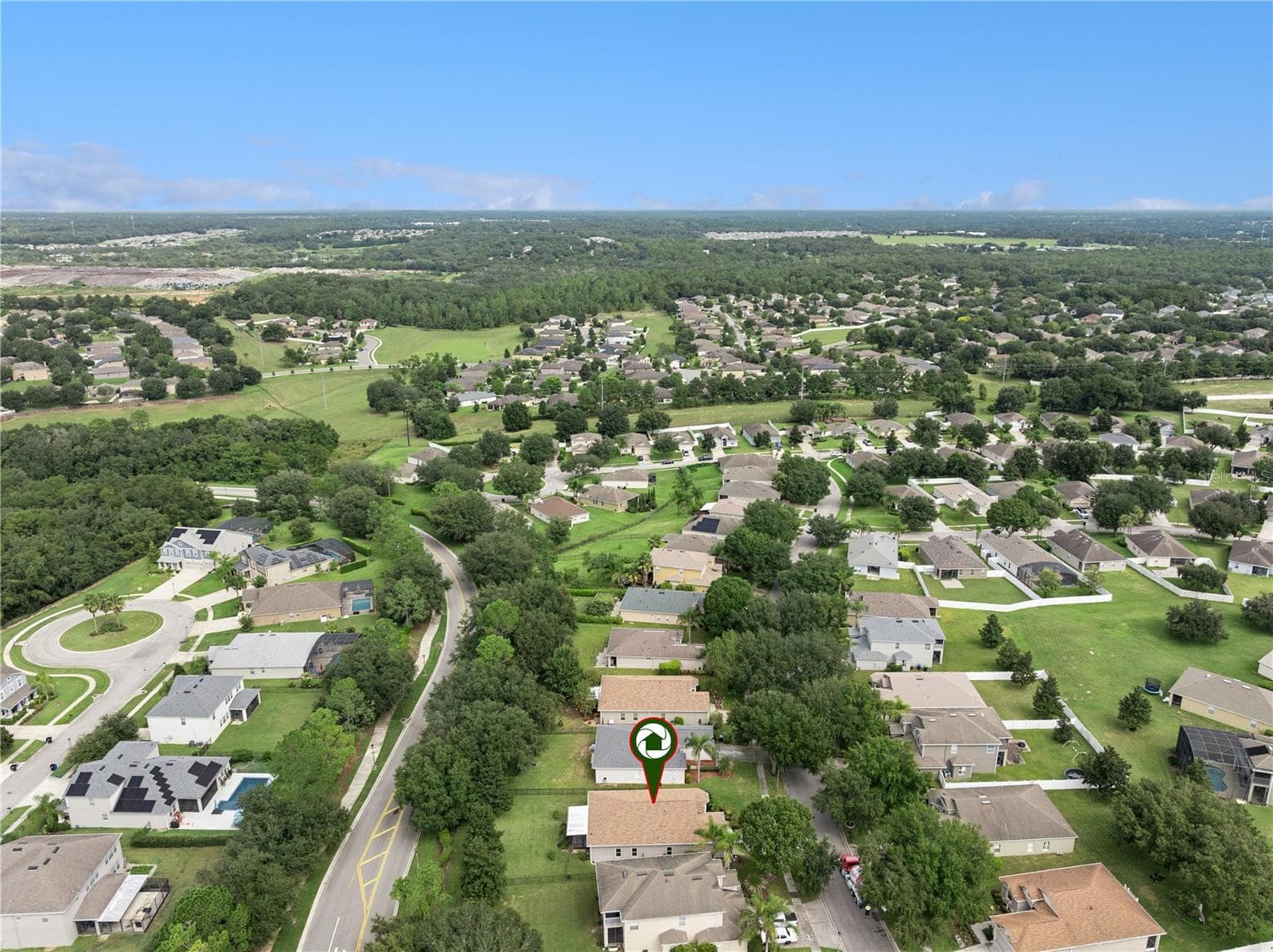 Aerial View - 5018 TEMPIC DR, MOUNT DORA