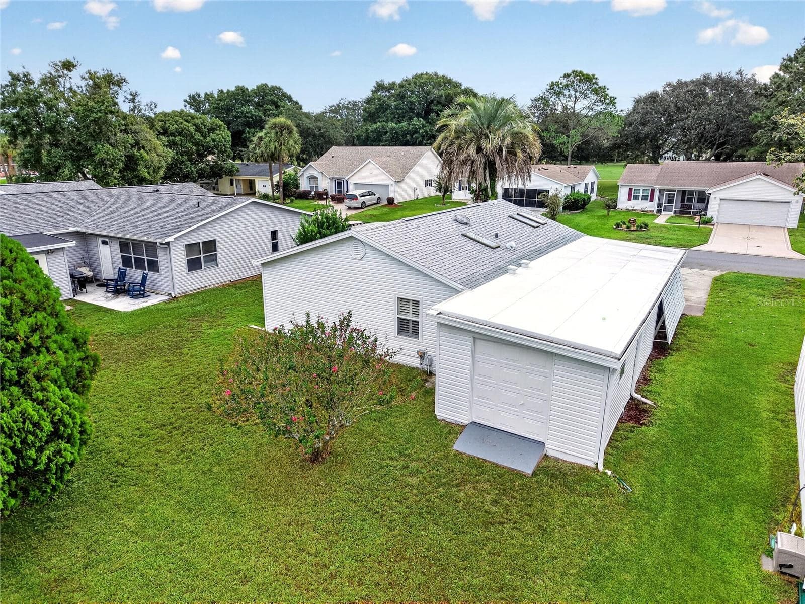 Aerial Rear View - 1124 DEL TORO DR, LADY LAKE