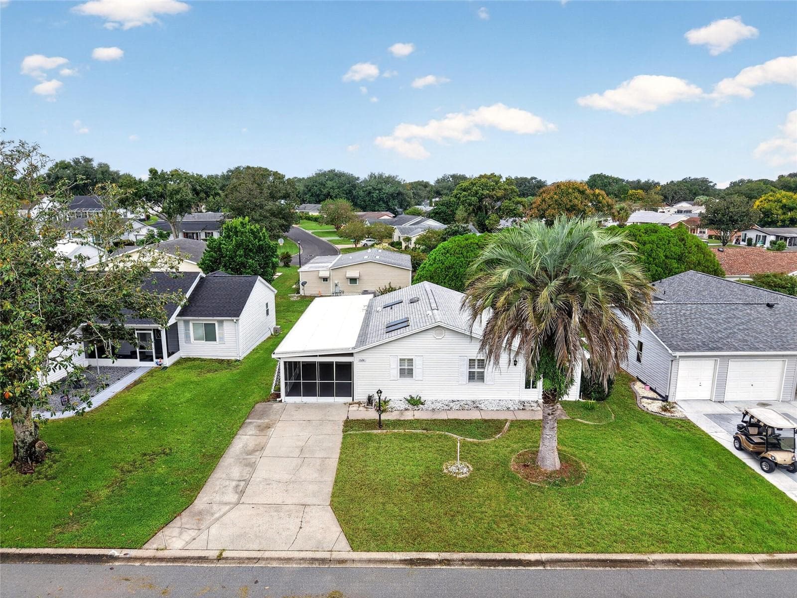 Aerial Front View - 1124 DEL TORO DR, LADY LAKE