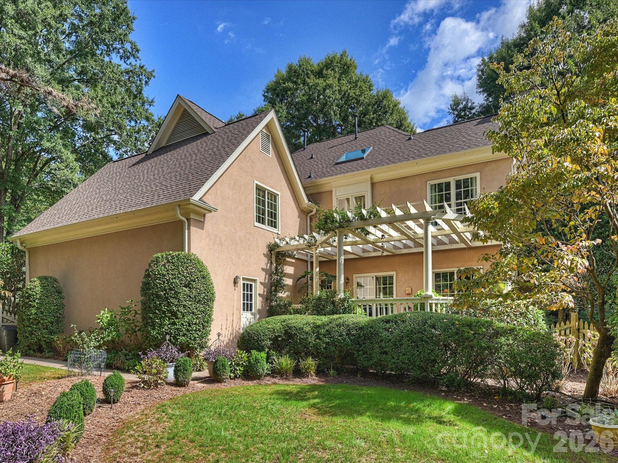 Back of Home - 11925 Braid Hills Drive, Charlotte