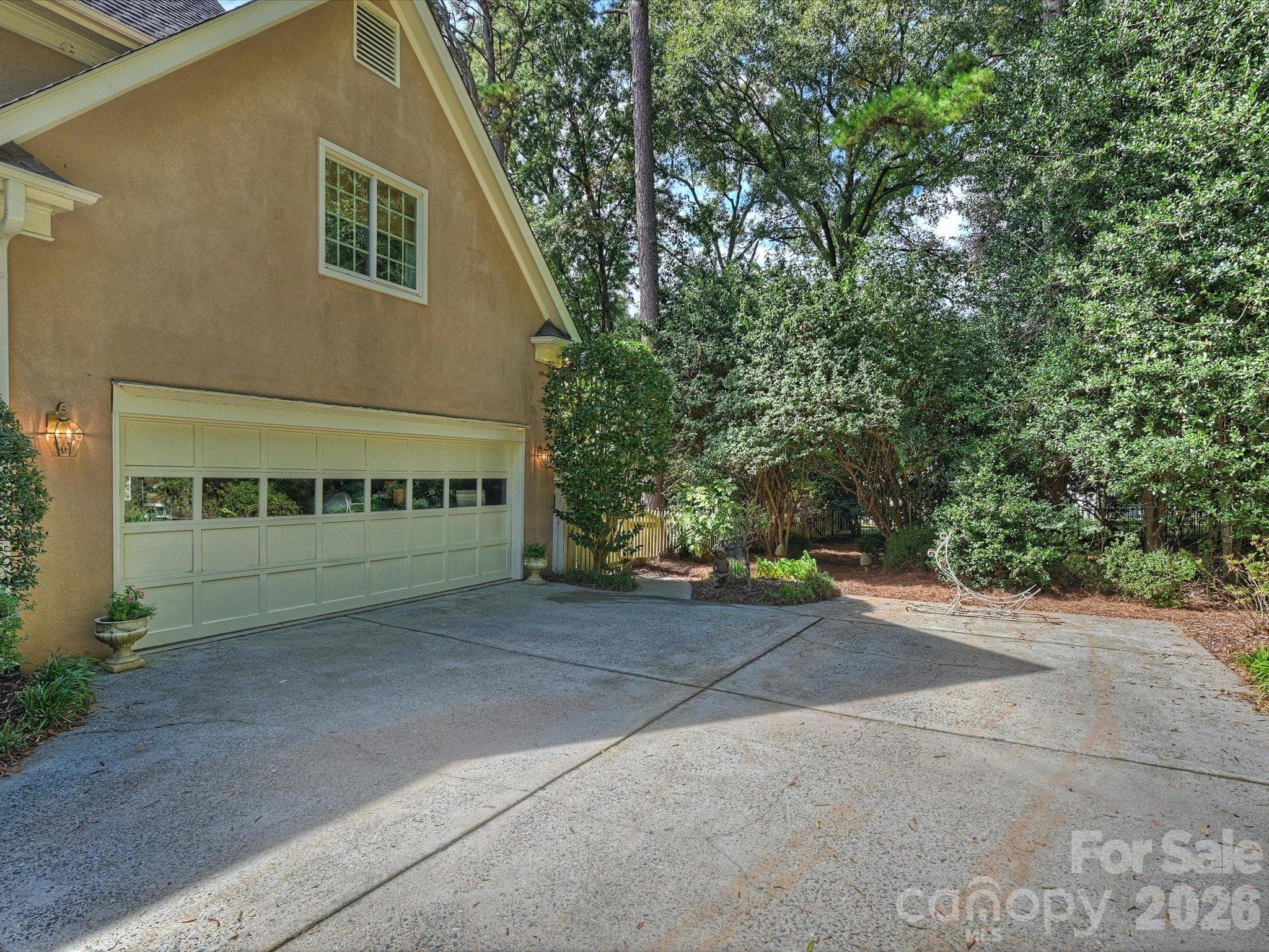 Driveway and 2 Car Garage - 11925 Braid Hills Drive, Charlotte