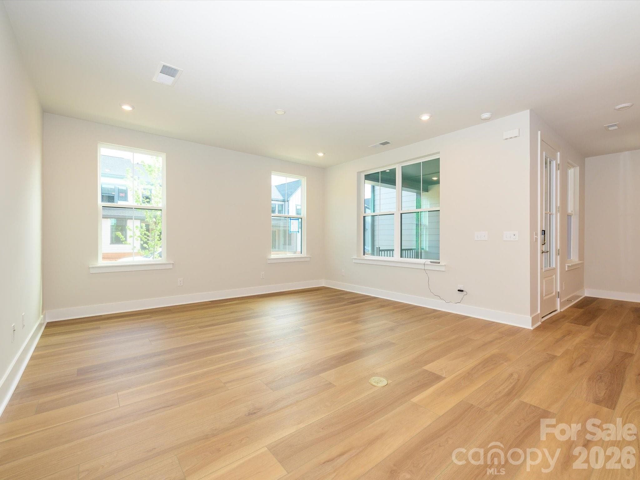 Great Room Surrounded by Large Energy Efficient Windows. - 217 Halemarg Drive, Belmont