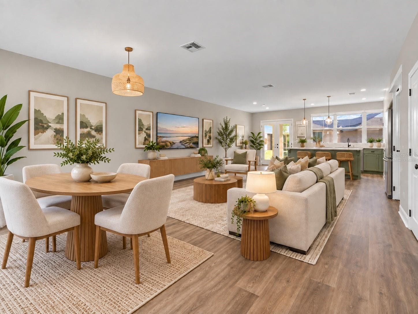 Virtually Staged Great Room - 3113 VIA OTERO DR, KISSIMMEE