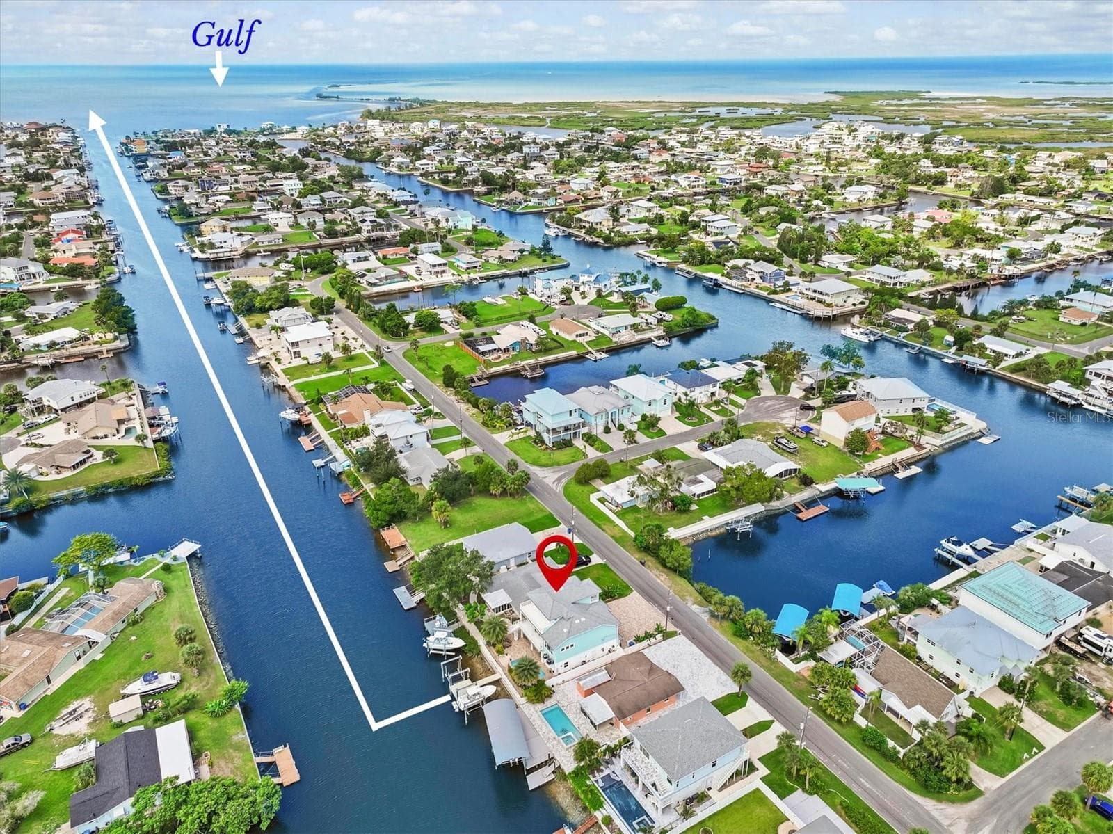 Quick Direct Access to the Gulf - 4030 GULF COAST DR, HERNANDO BEACH