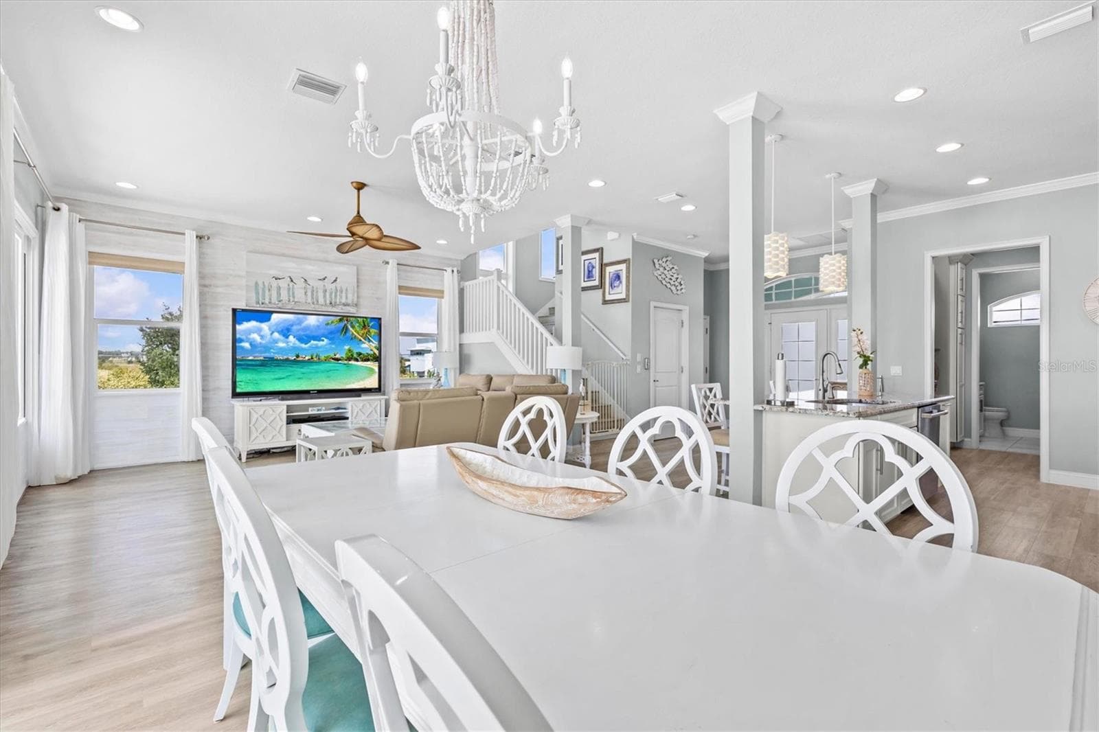 Dining Room to Living Room - 4030 GULF COAST DR, HERNANDO BEACH