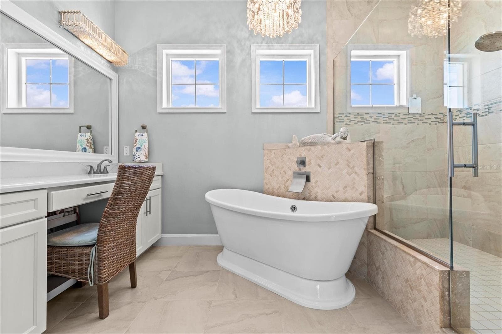 Primary Bathroom - 4030 GULF COAST DR, HERNANDO BEACH
