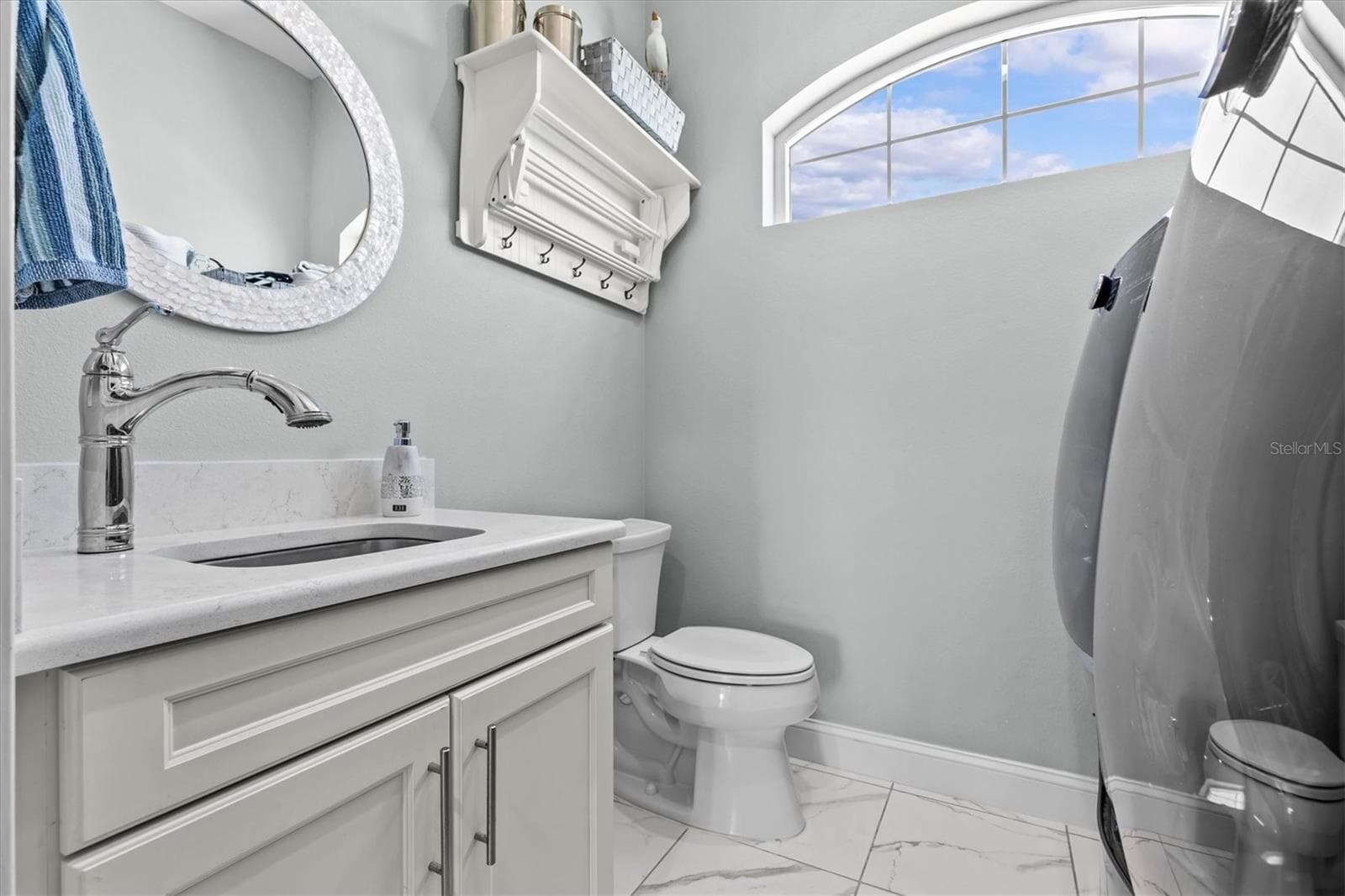 Half Bath/Laundry Room - 4030 GULF COAST DR, HERNANDO BEACH