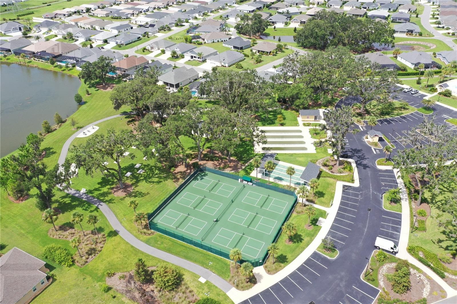 Water Lily Recreation Center (Aerial) - 4157 COLLERETTE CT, THE VILLAGES