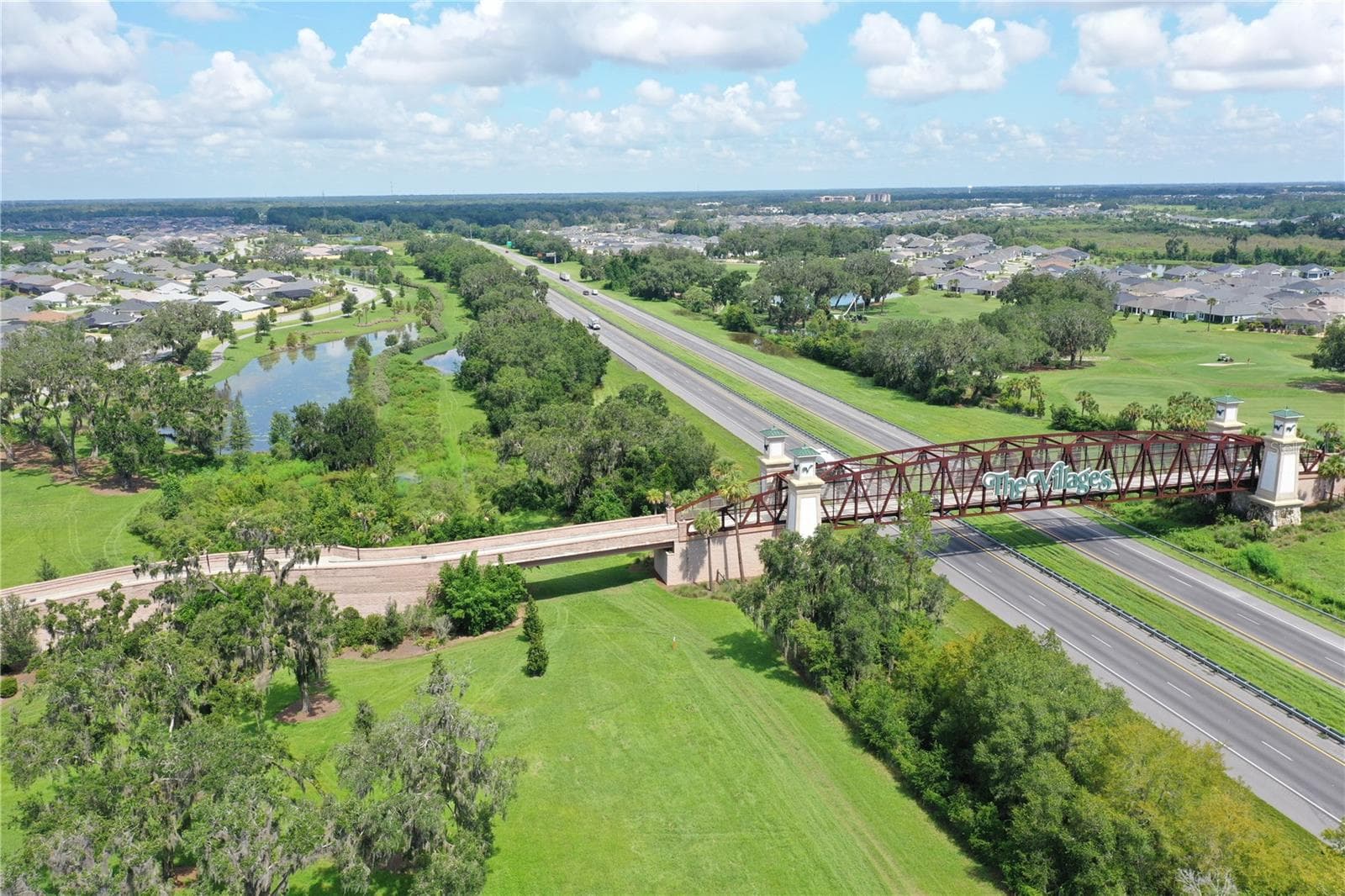 Another View of the Golf Cart Bridge - 4157 COLLERETTE CT, THE VILLAGES