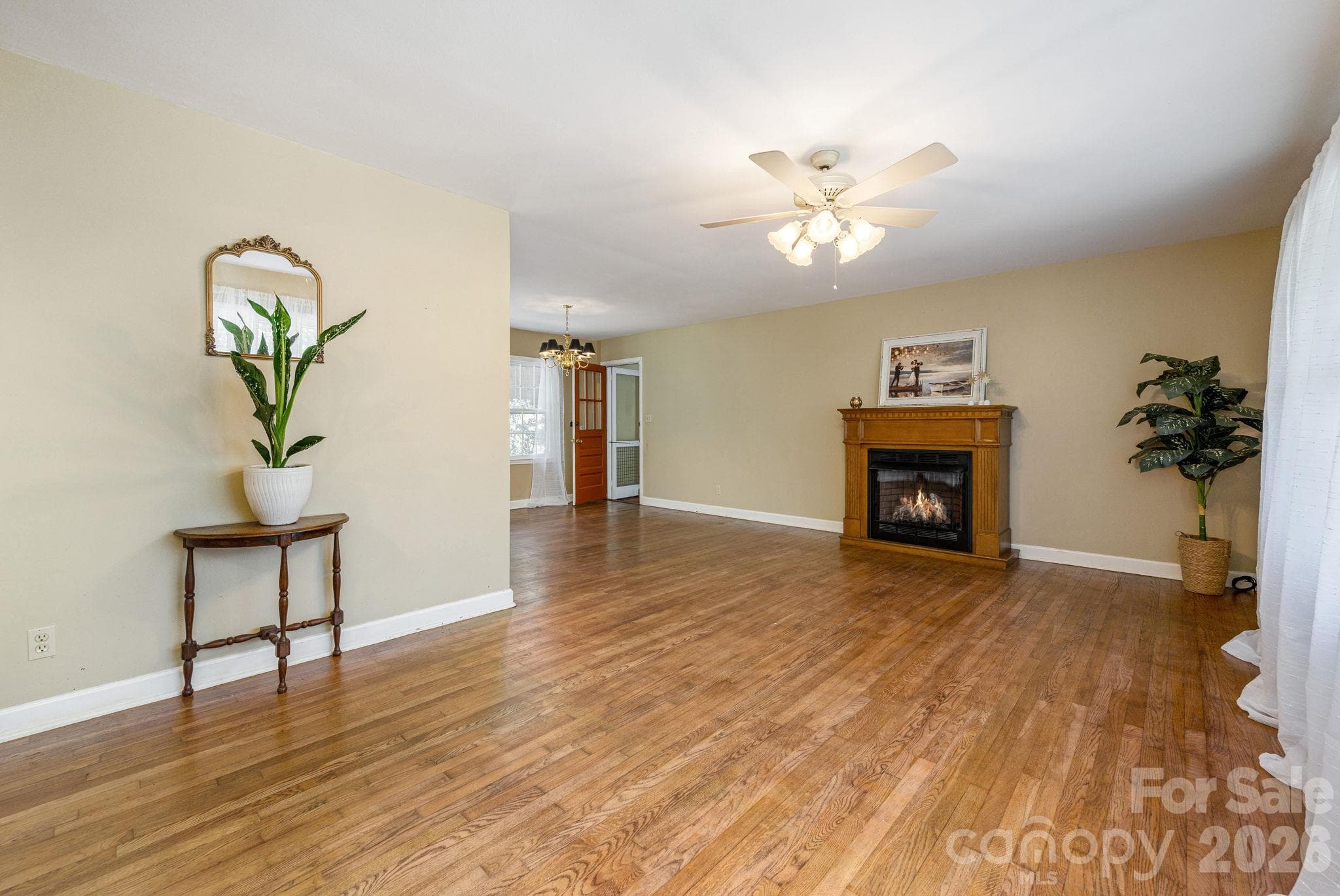 Living room is spacious and light filled! - 224 Lyndale Road, Hendersonville