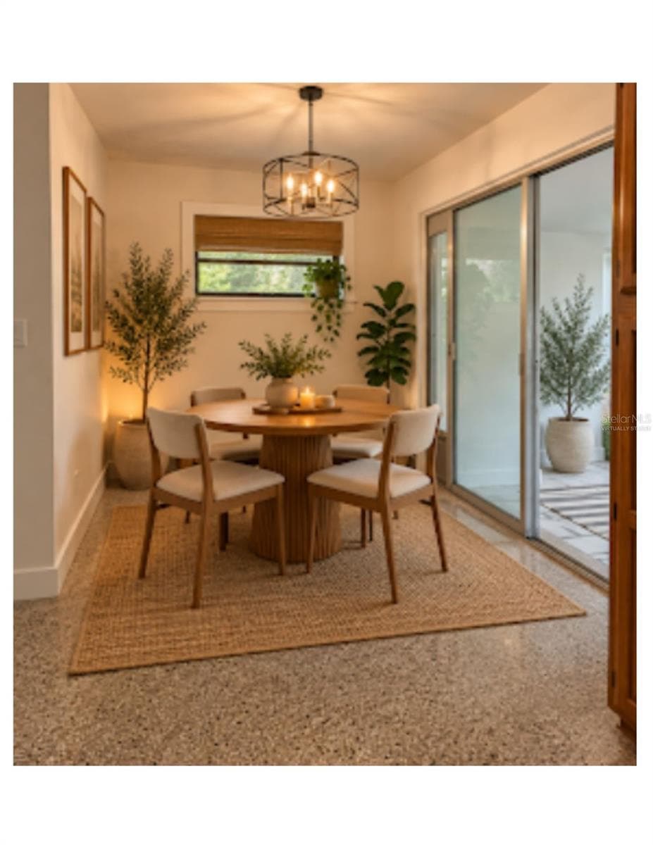 Virtually Staged Dining Area. - 107 OAK ST, ALTAMONTE SPRINGS