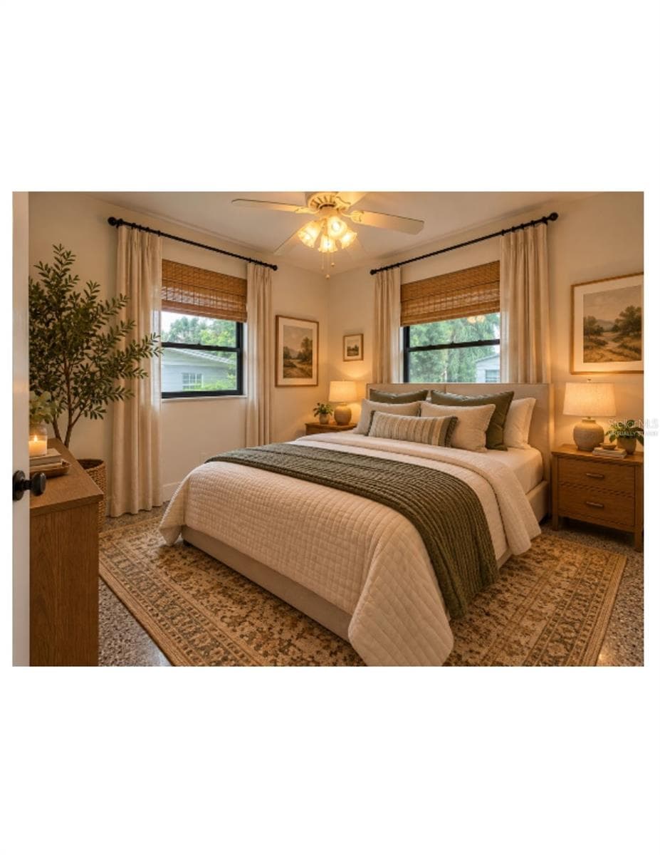 Virtually Staged Bedroom - 107 OAK ST, ALTAMONTE SPRINGS