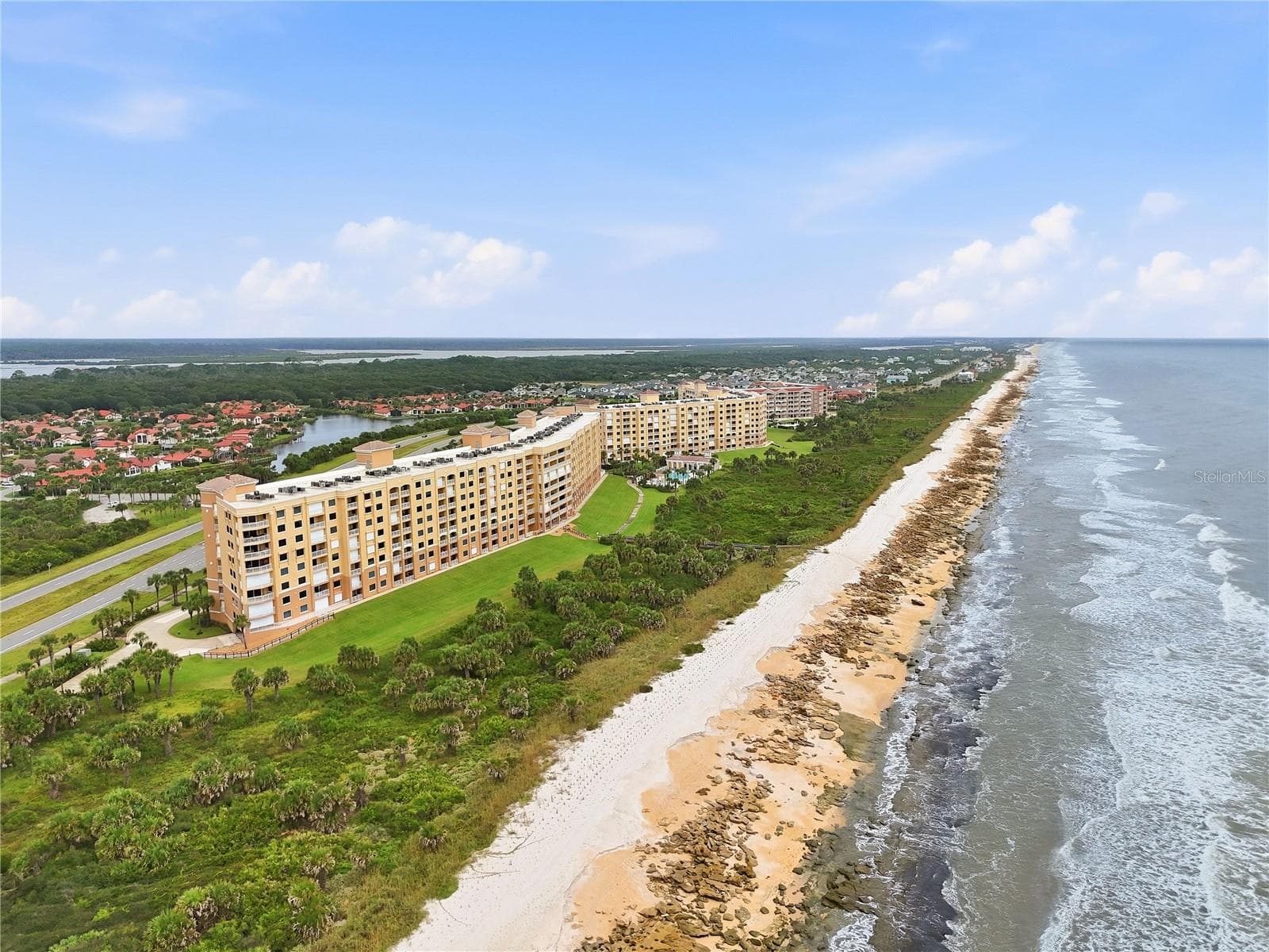 Beach and resort amenities from the air - 80 SURFVIEW DR #524, PALM COAST