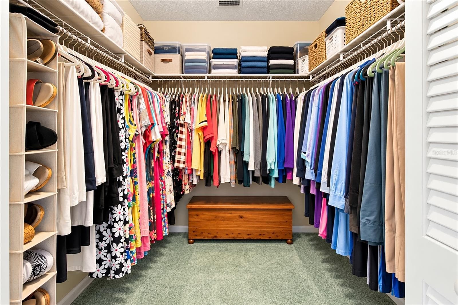 Primary Closet - 3123 SANDLEHEATH #4, SARASOTA