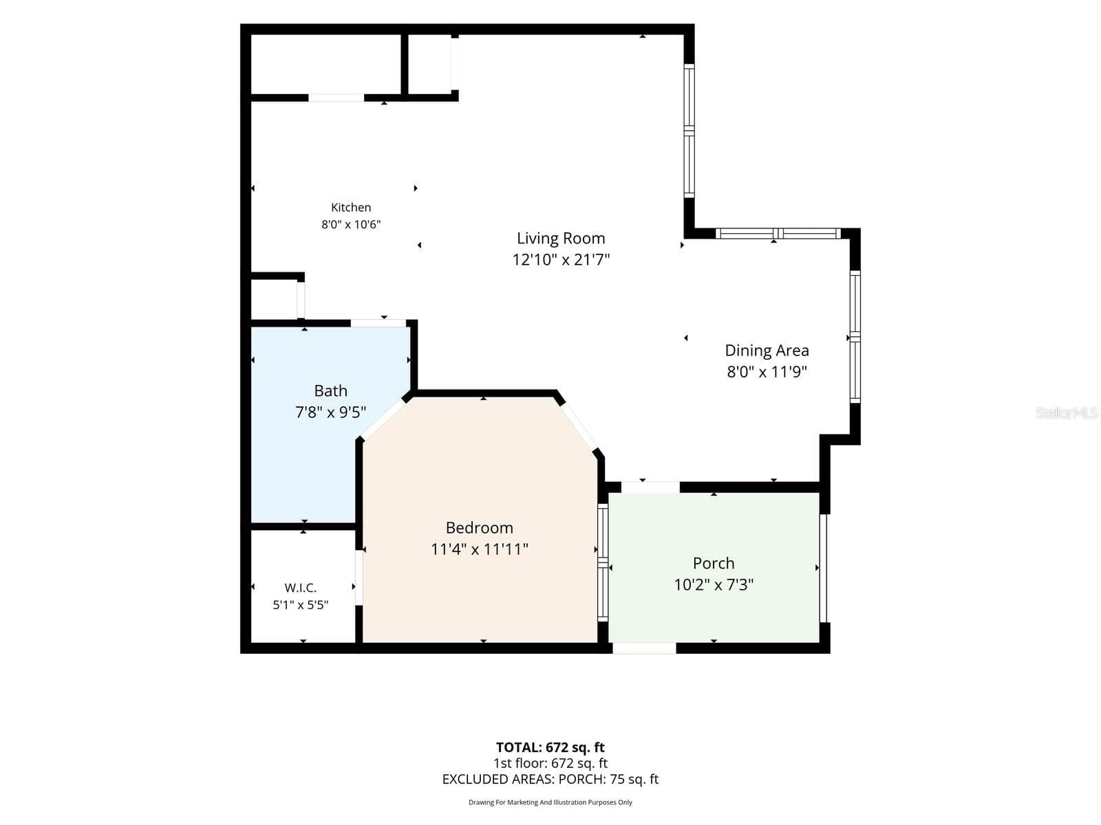 Floor Plan - 10764 70TH AVE #2208, SEMINOLE