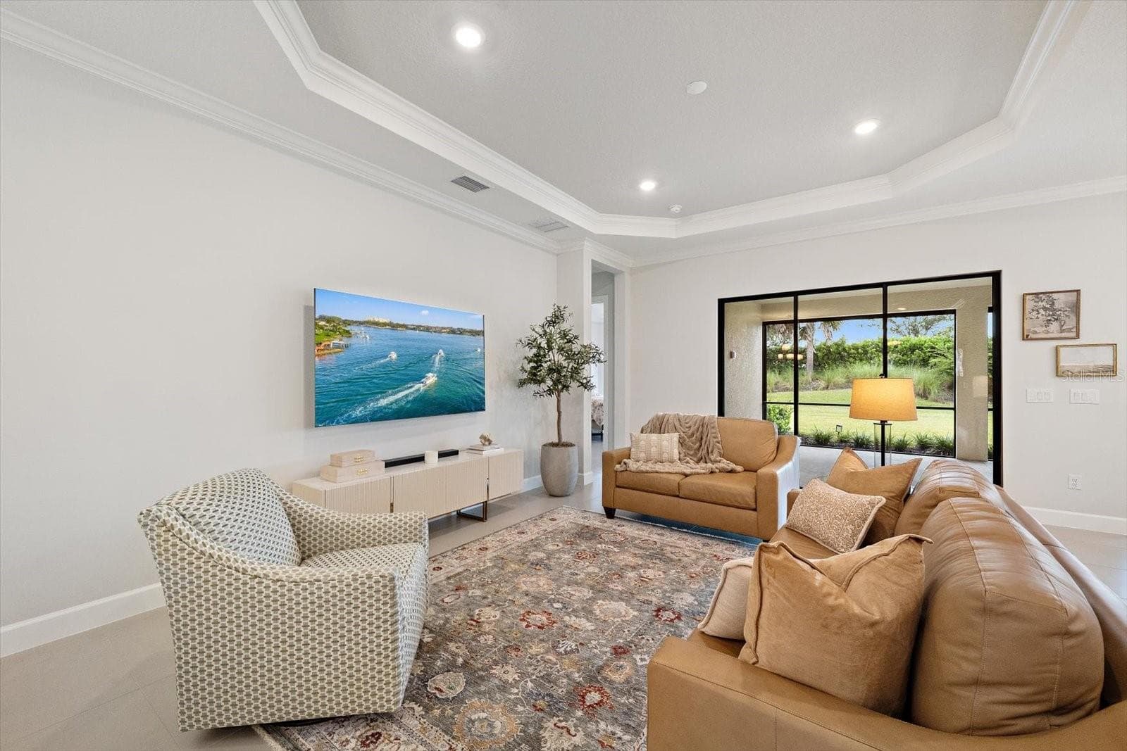 Living Room - 10128 MORNING MIST LN, SARASOTA