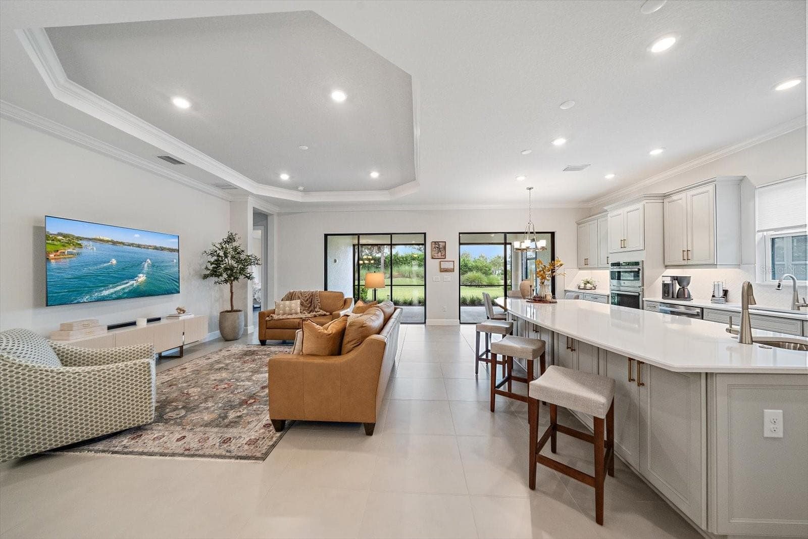 Living Room - 10128 MORNING MIST LN, SARASOTA