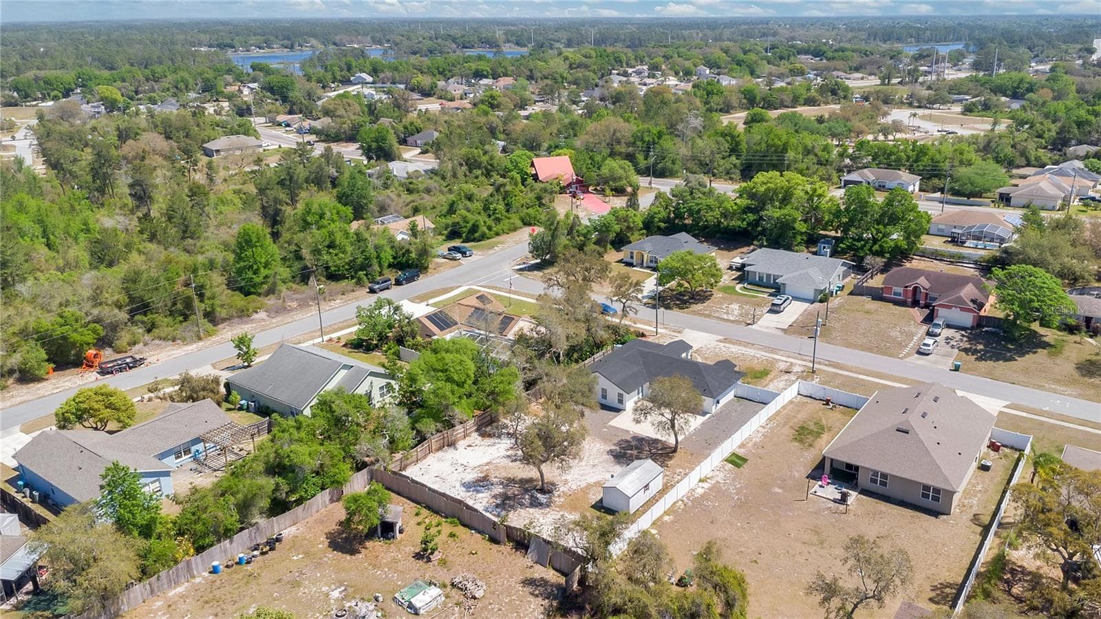 Aerial view of the area - 2685 GROVELAND AVE, DELTONA