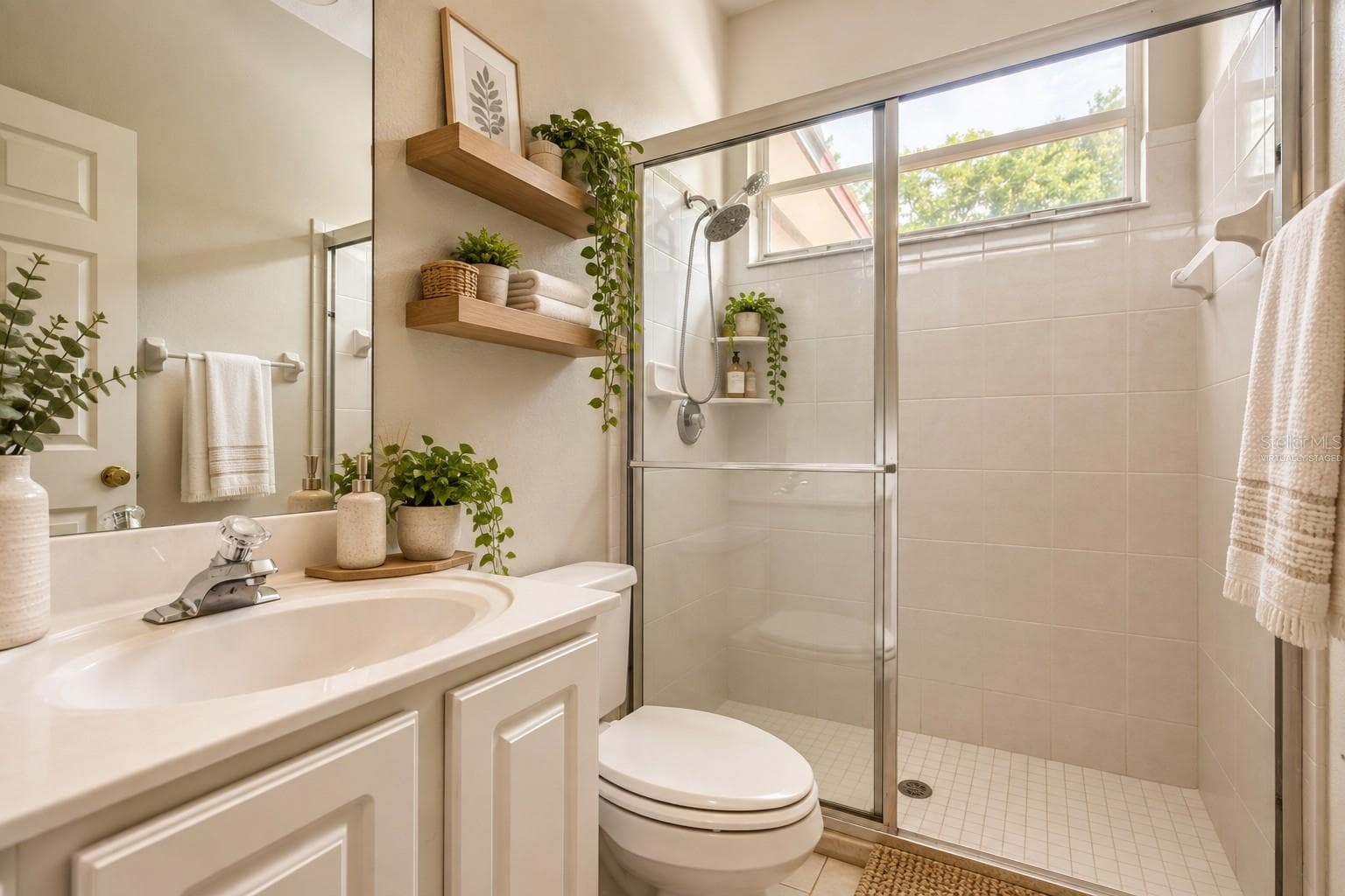 Bath 3 virtually staged - 122 SOPHIA MARIE CV, SANFORD