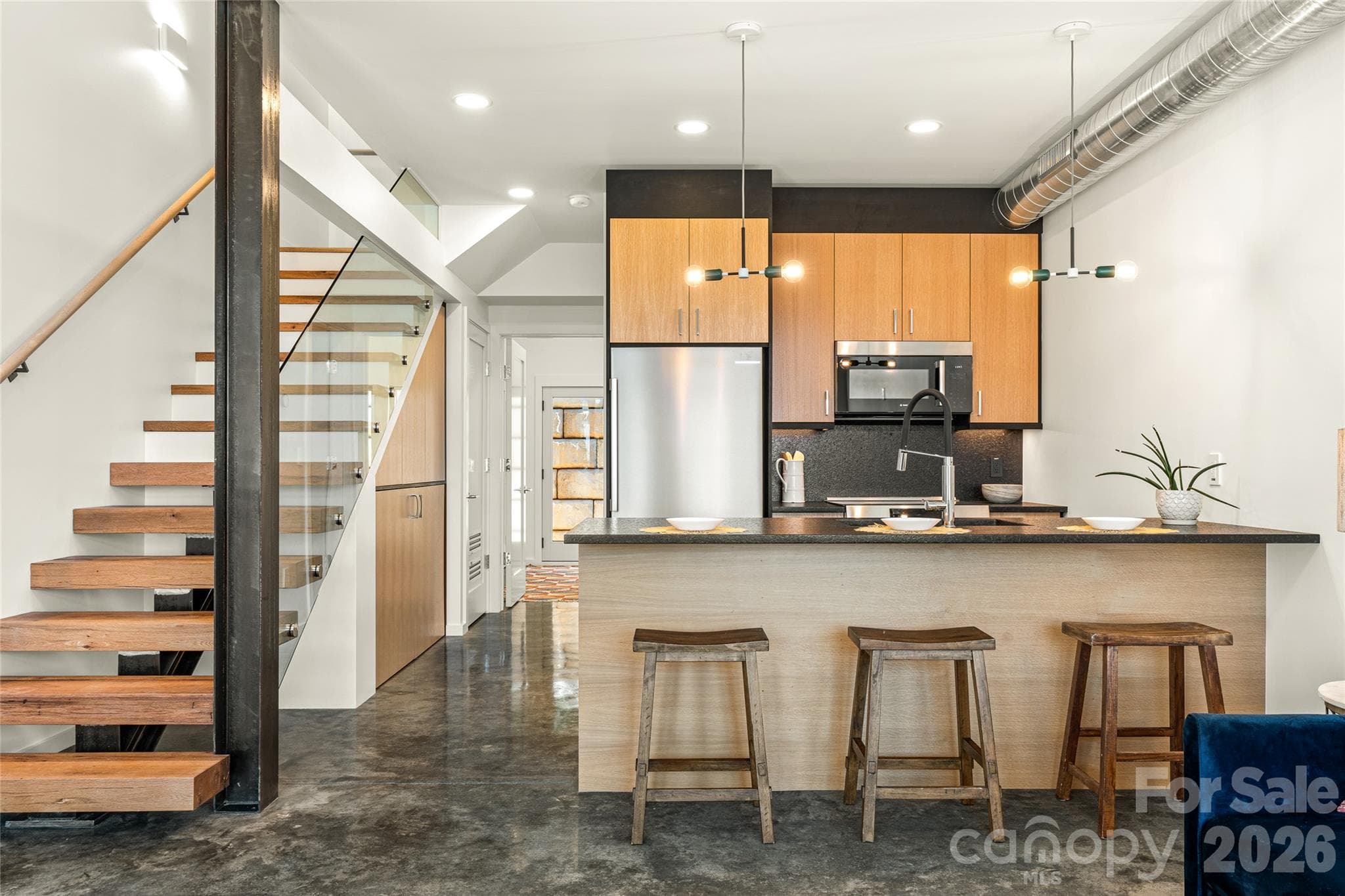 A design mix of modern and industrial finishes. - 6 Roberts Street, Asheville