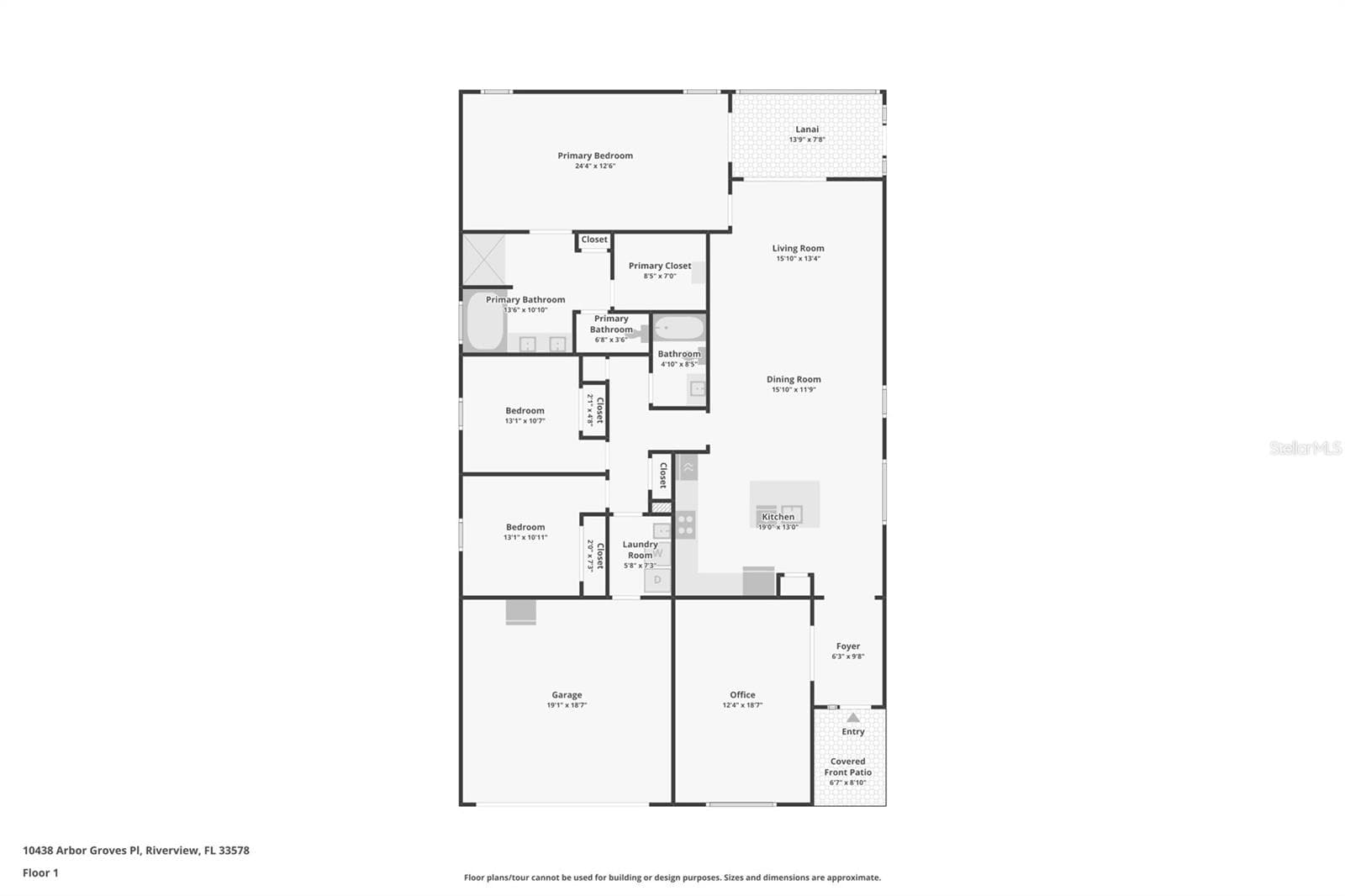 Single Family Residence at 10438 ARBOR GROVES PL, RIVERVIEW, photo 5 of 60