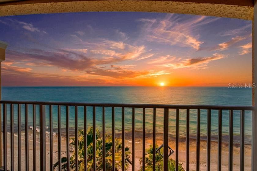 Balcony Sunset View - 16450 GULF BLVD #763, NORTH REDINGTON BEACH