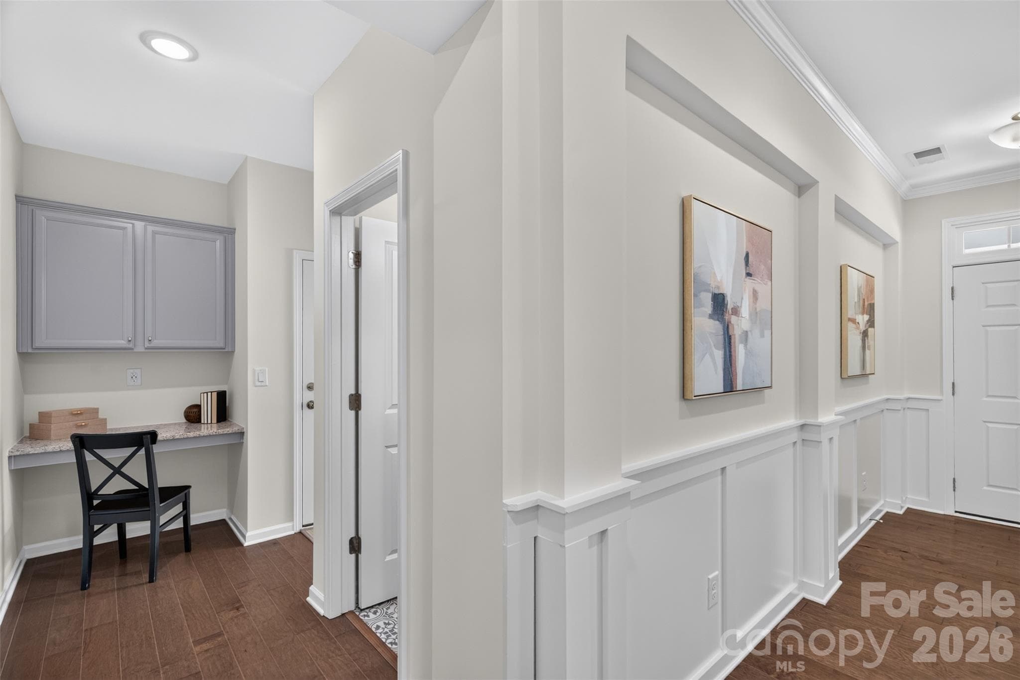 First floor office nook/drop zone and first floor bathroom access. - 4638 Monument Valley Drive, Indian Land