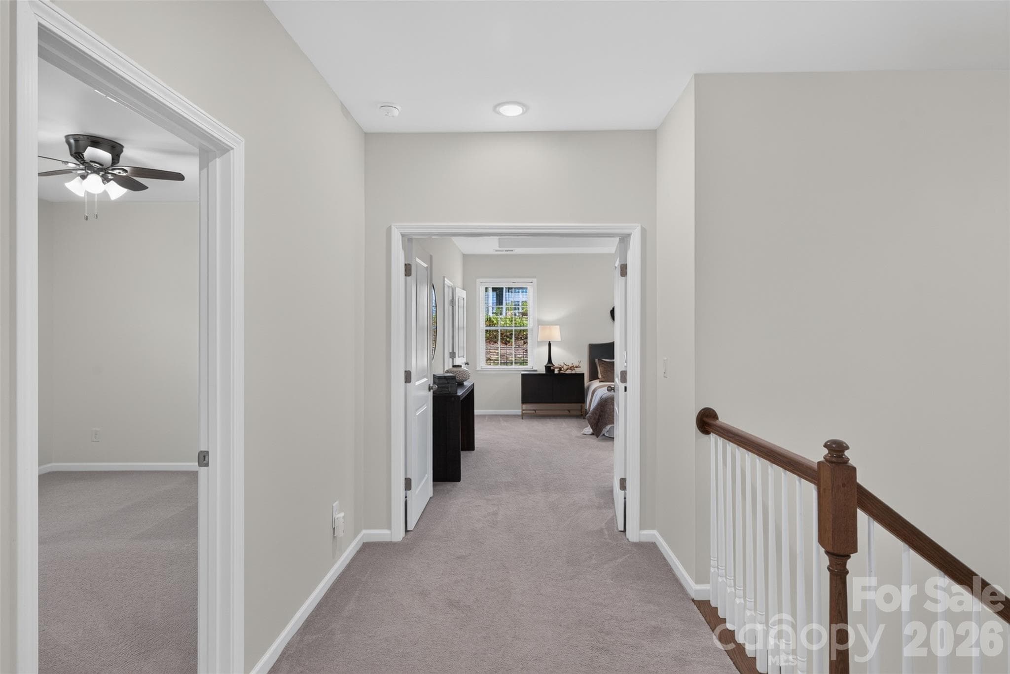 View into Primary bedroom from second floor hallway. - 4638 Monument Valley Drive, Indian Land