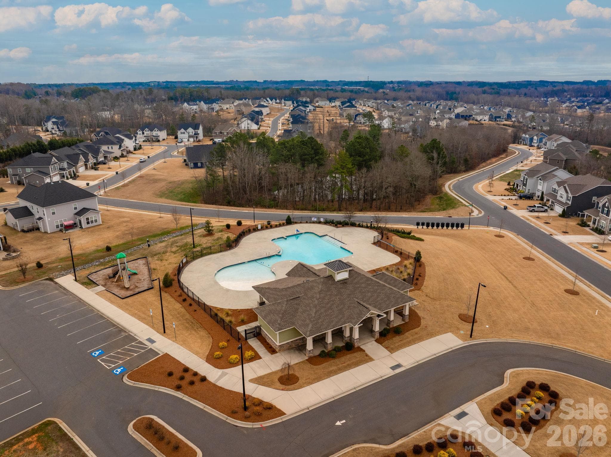 Covington pool, clubhouse and playground. - 4638 Monument Valley Drive, Indian Land