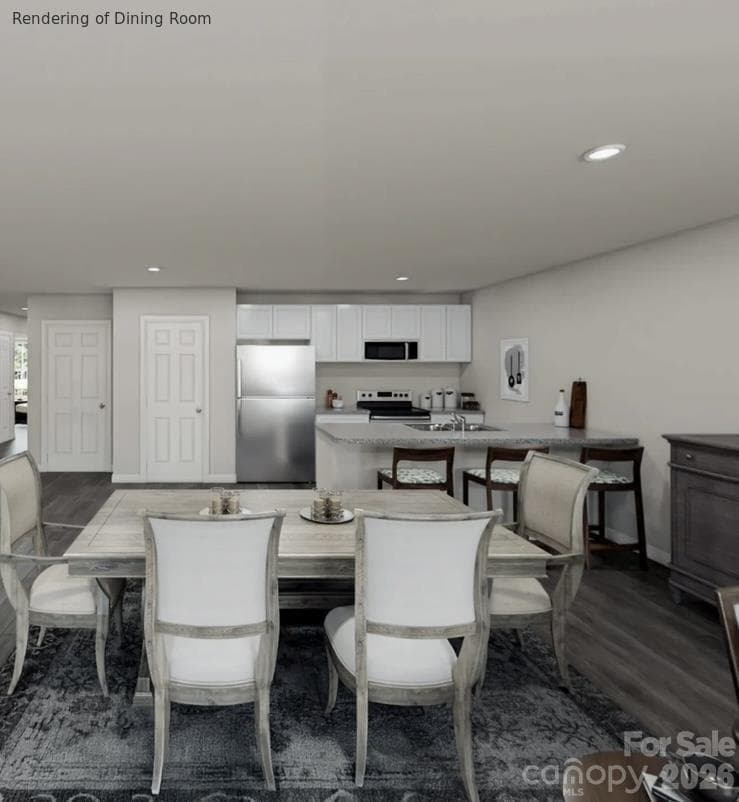 Rendering of Dining Area - 709 Louise Avenue, Lincolnton