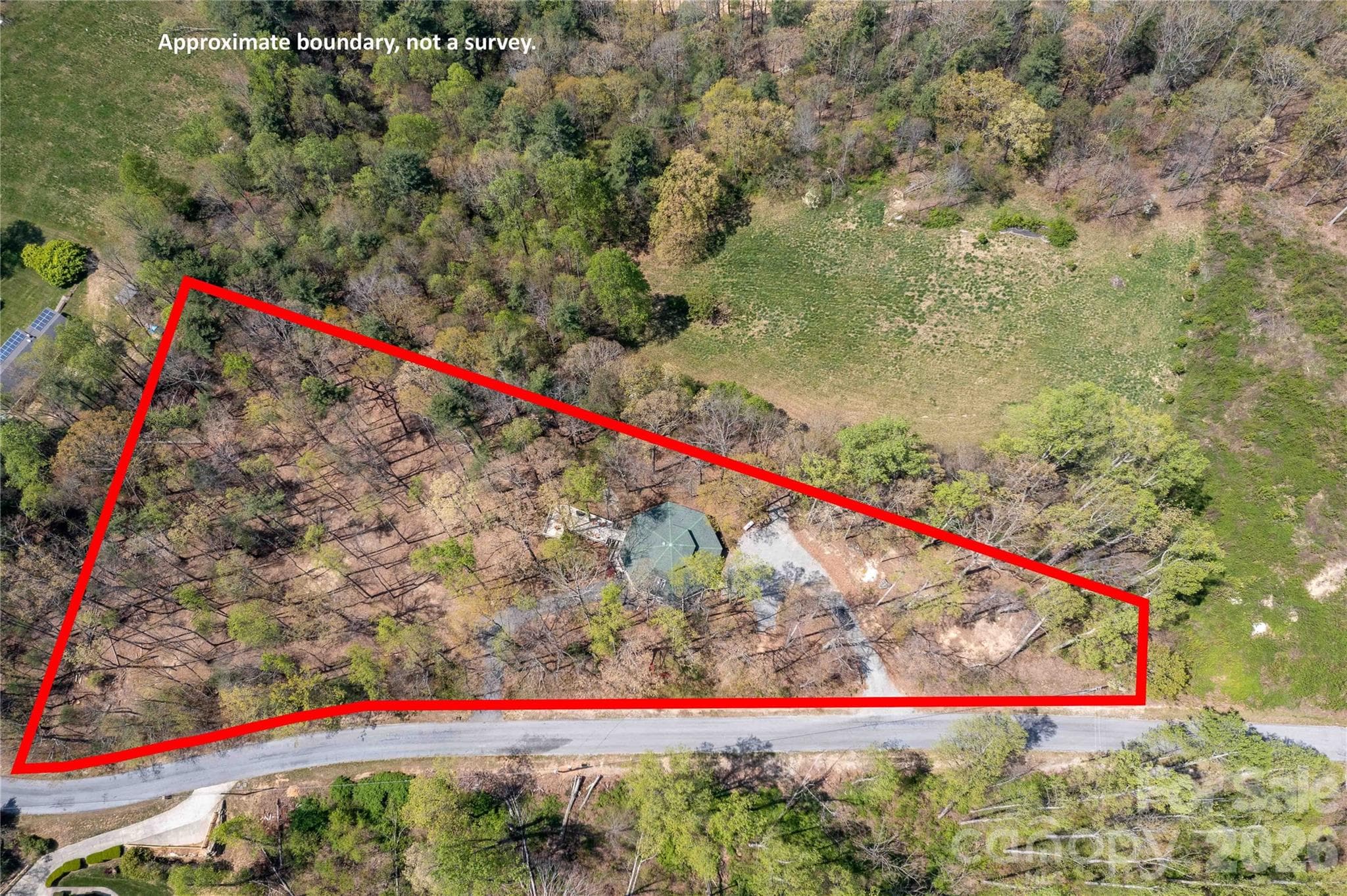 Approximate lot lines. - 39 Tatham Road, Hendersonville