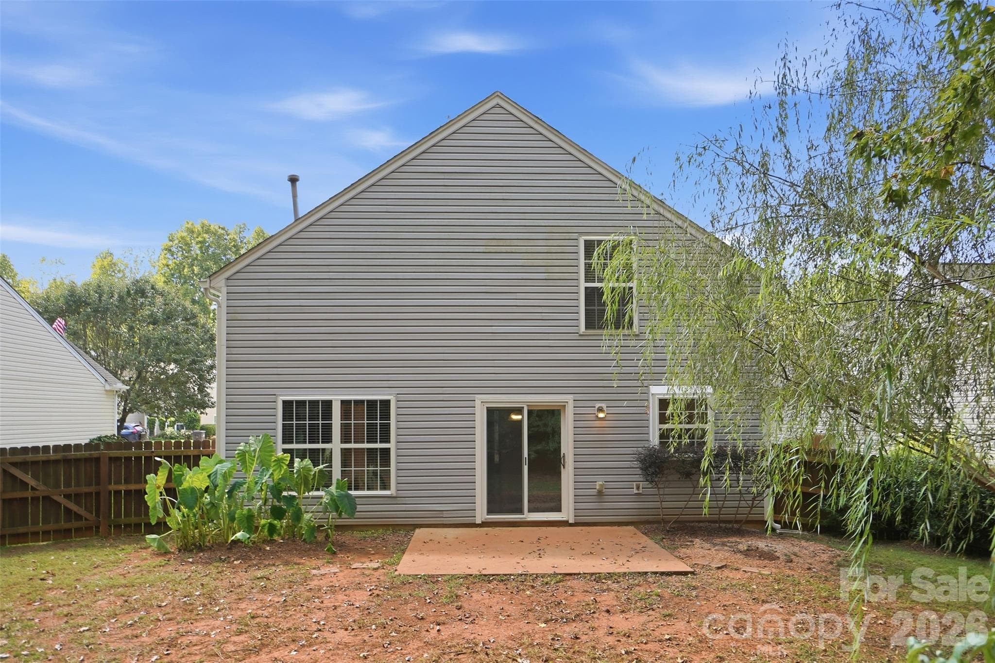 Rear exterior and patio - 1619 Eagle Lake Drive, Indian Land