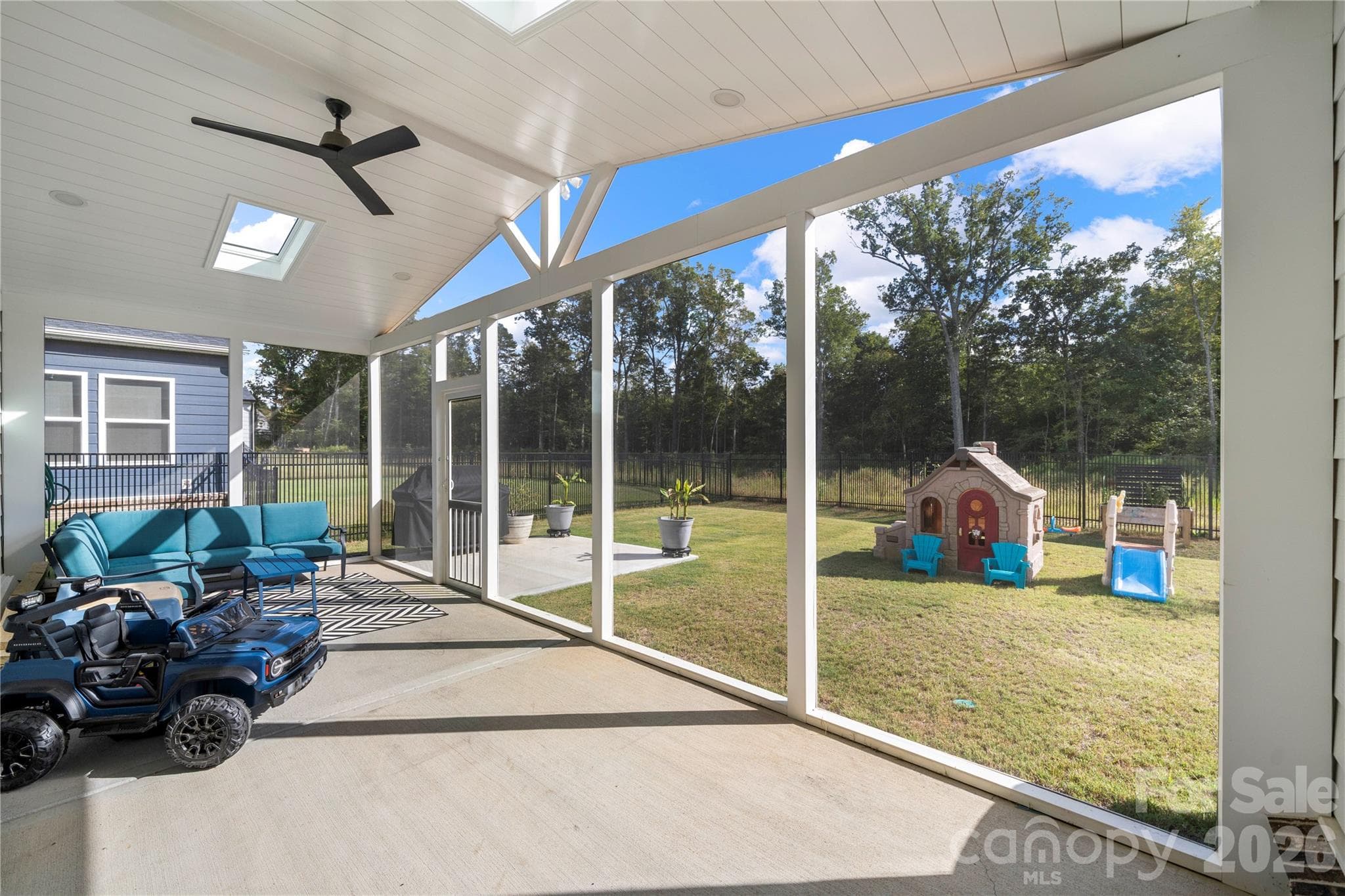 Lanai addition with 2 skylights - 3838 Pee Dee Street, Monroe