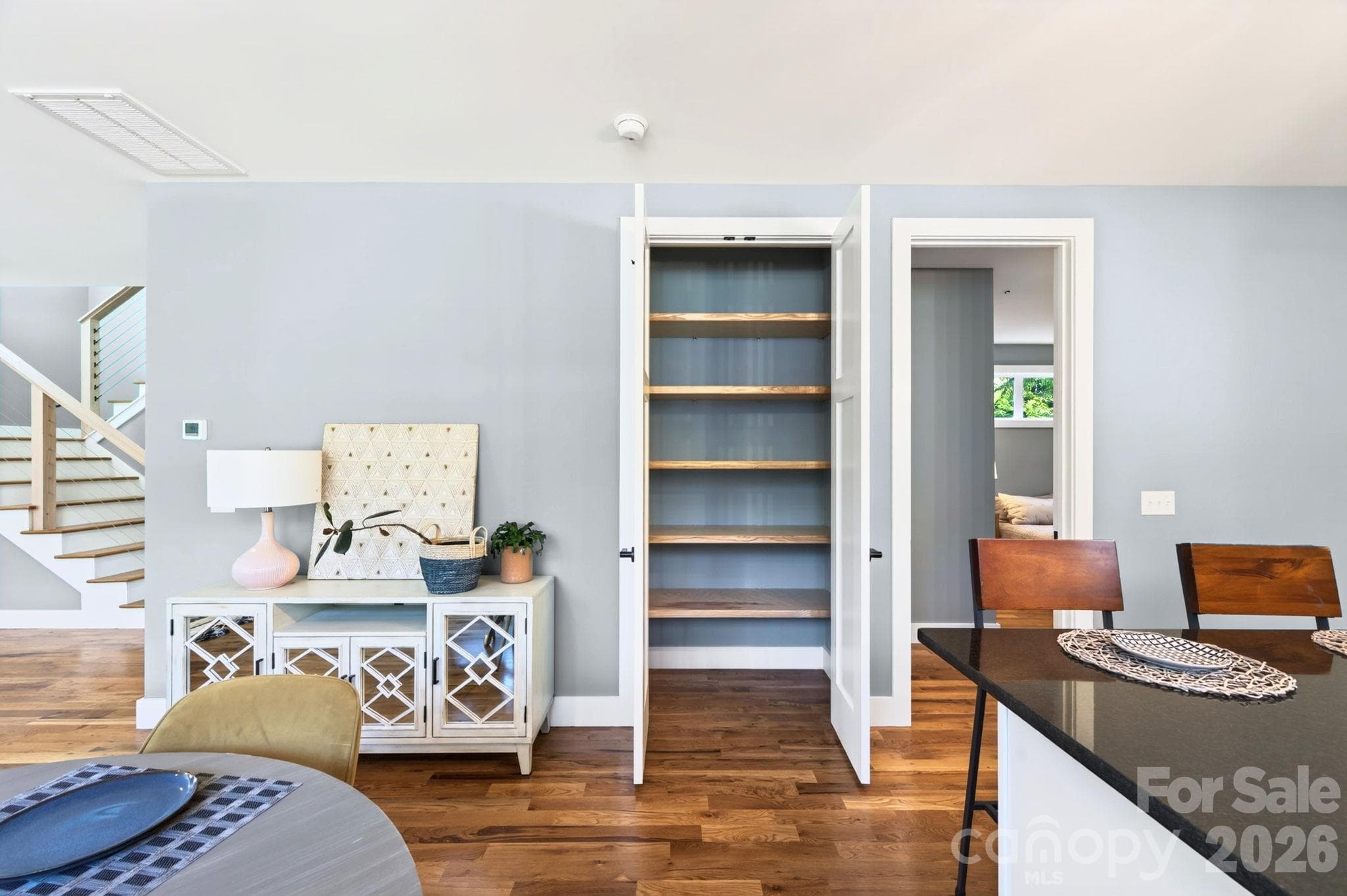 Pantry Closet Highlights Efficient Design - 50 Byrd Road, Black Mountain