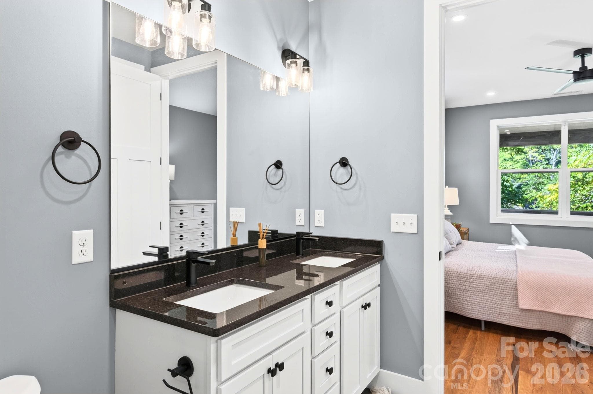 Granite-Topped Double Vanity - 50 Byrd Road, Black Mountain