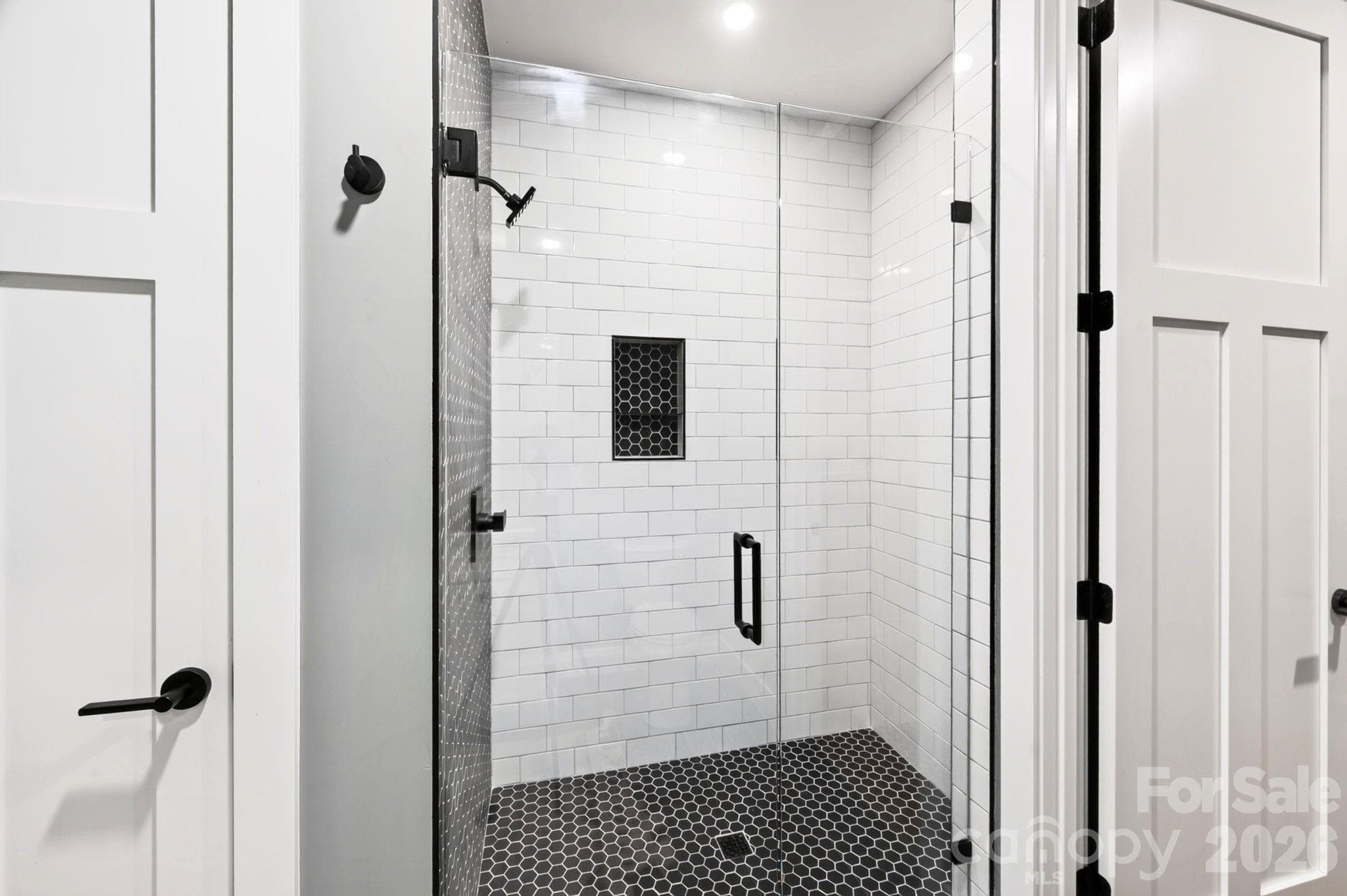 Tiled, Walk-In Shower - 50 Byrd Road, Black Mountain