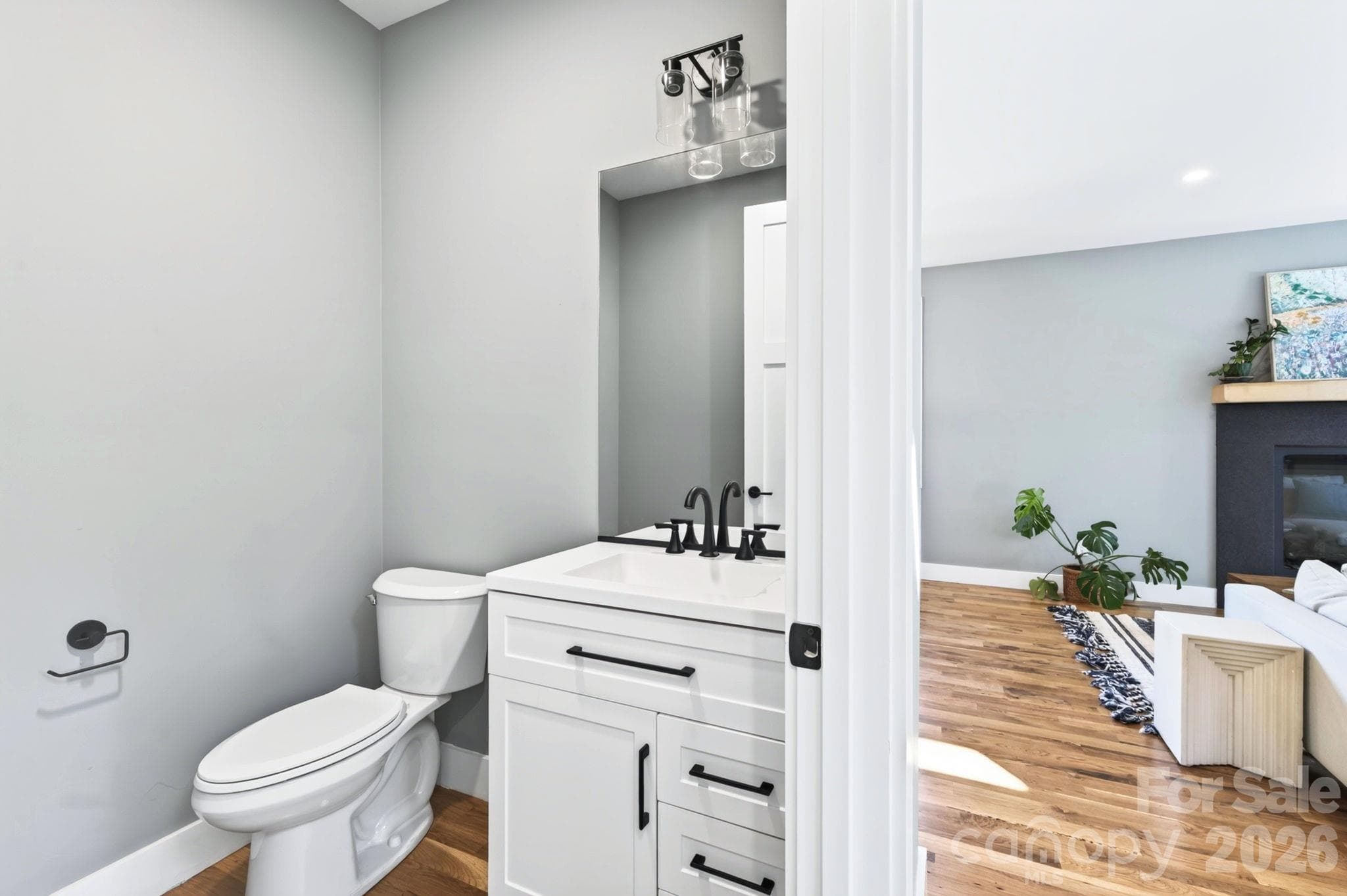 Powder Room On Main Level - 50 Byrd Road, Black Mountain