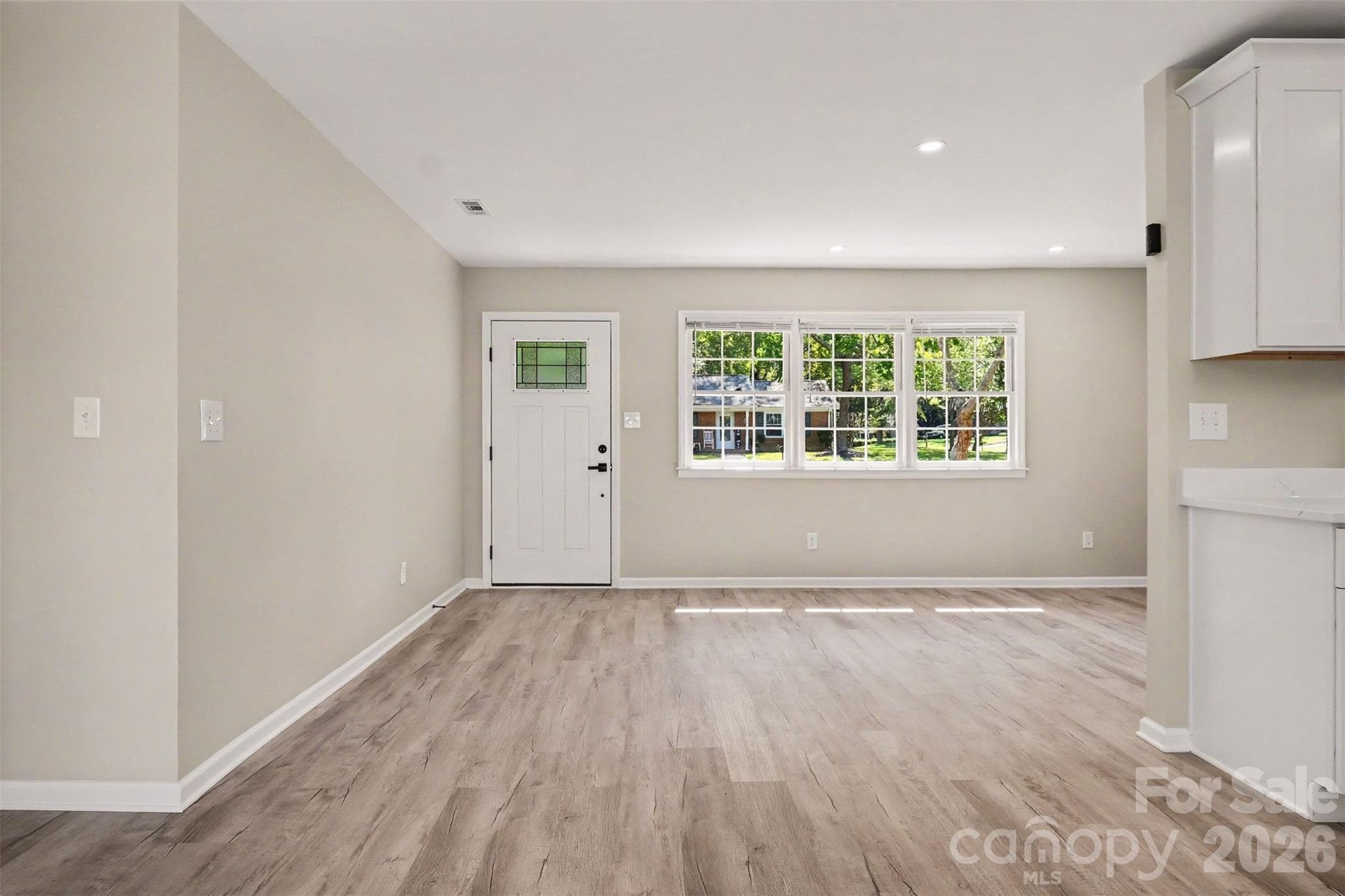 Living room entrance - 3801 Hillock Court, Charlotte