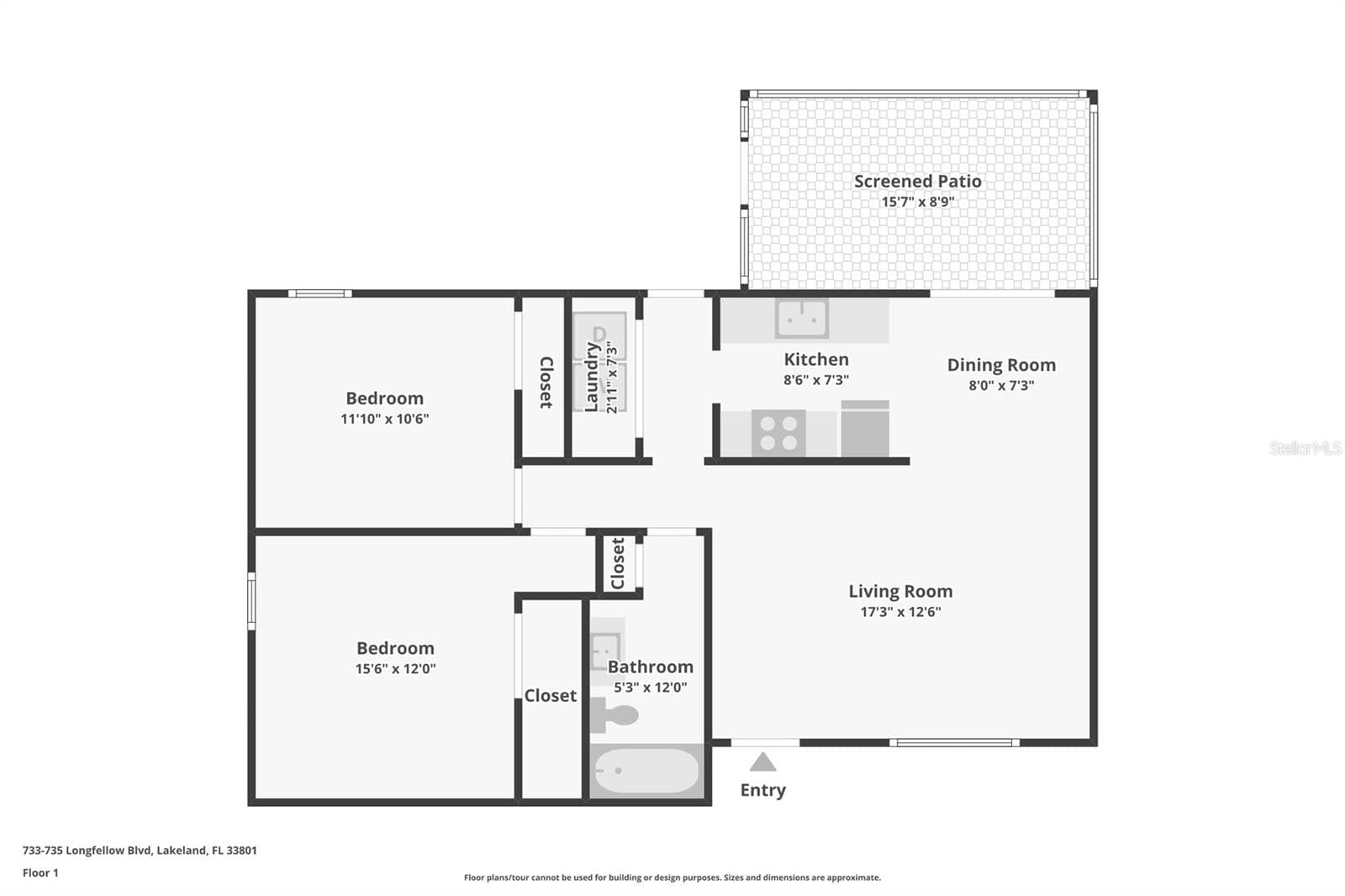 Half Duplex at 733-735 LONGFELLOW BLVD, LAKELAND, photo 46 of 46