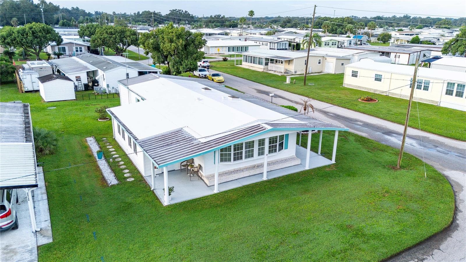 Corner lot for this home. - 5352 PLANT ST, ZEPHYRHILLS