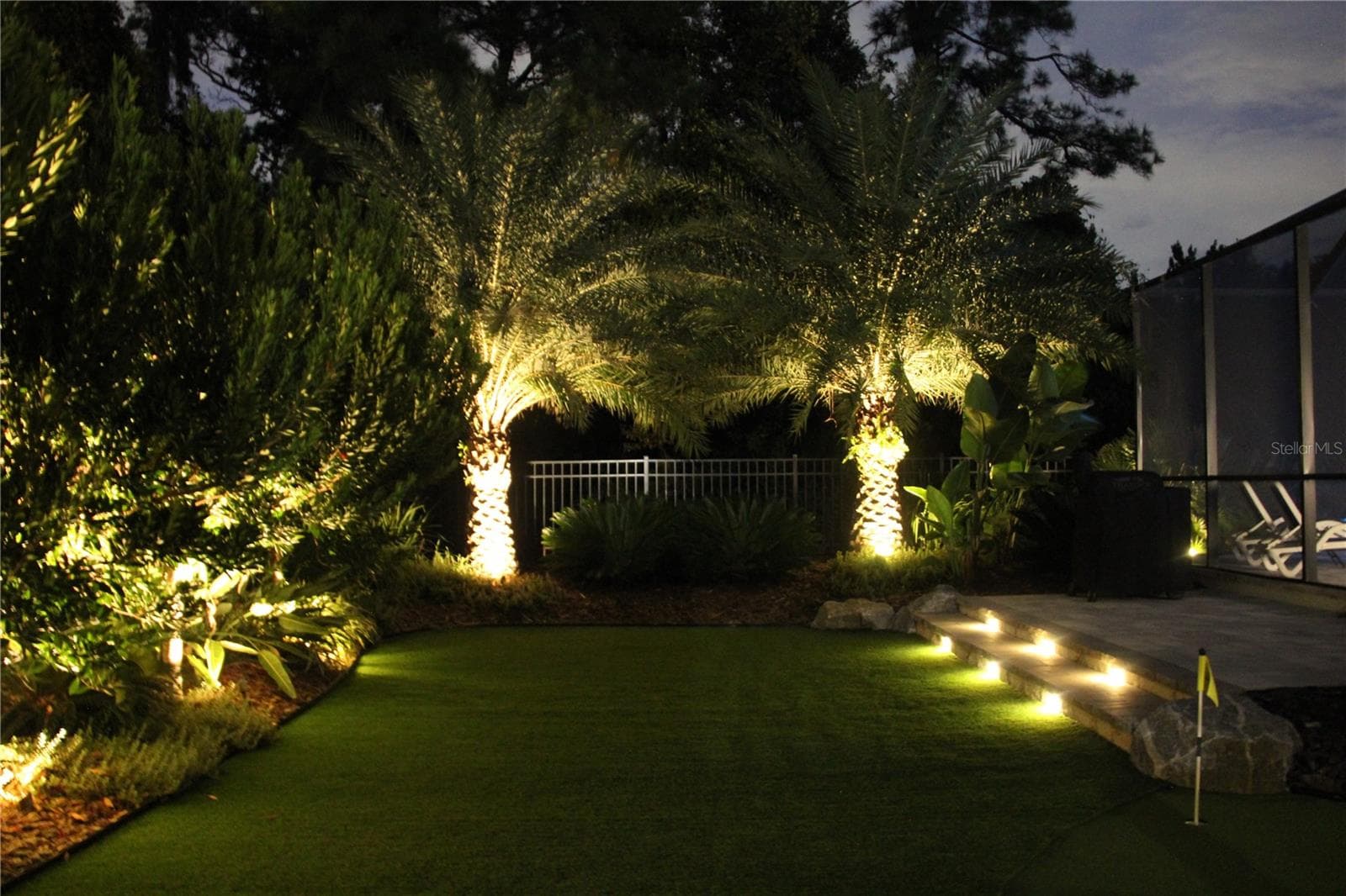 EXTENSIVE EXTERIOR LANDSCAPE LIGHTING - 1859 BEACH RIDGE RD, CELEBRATION