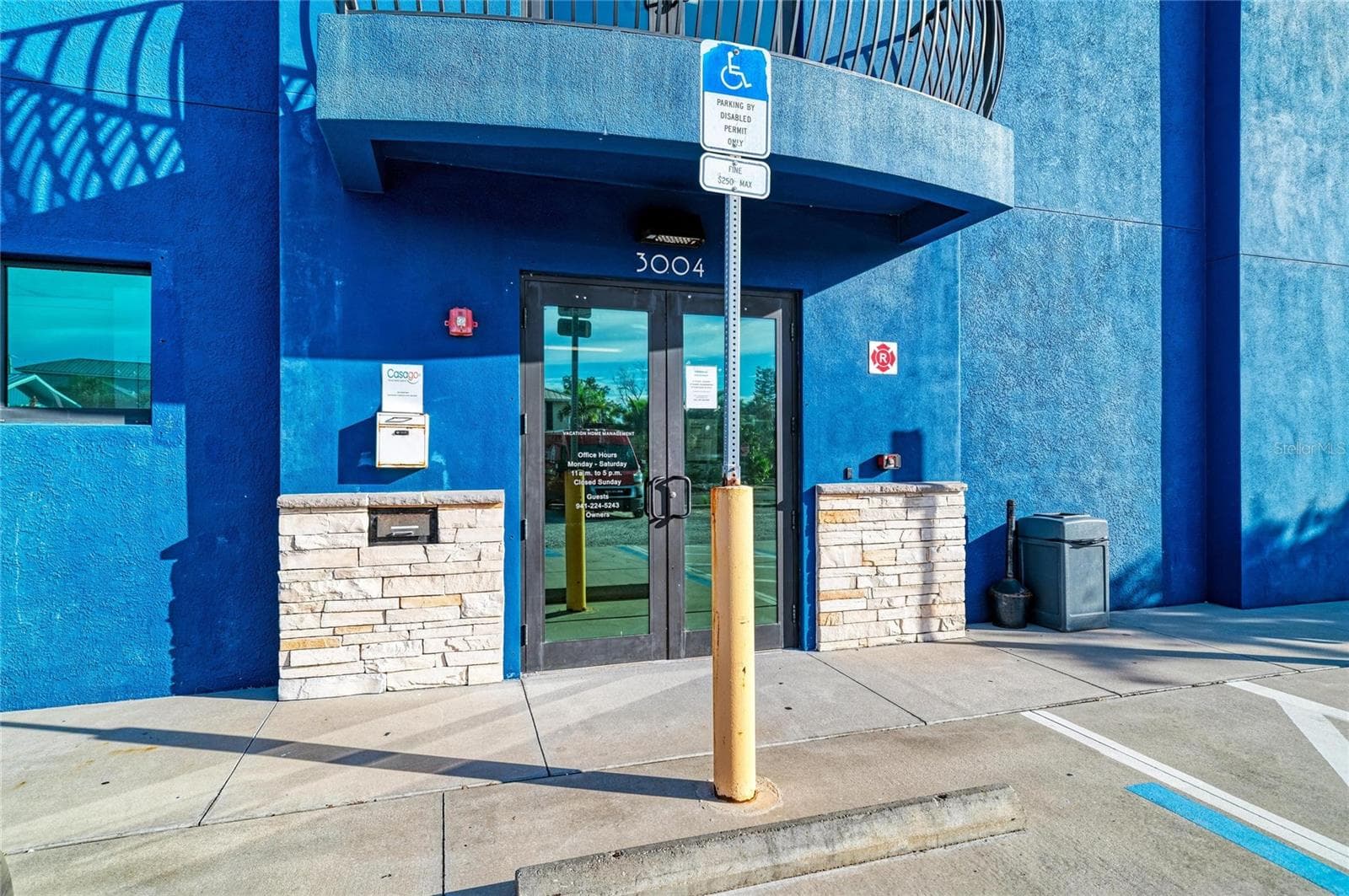 Front double door entrance - 3004 AVENUE C, HOLMES BEACH