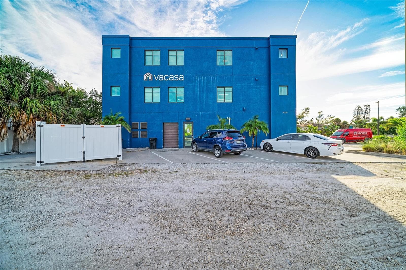 West side - dumpster enclosure - 3004 AVENUE C, HOLMES BEACH