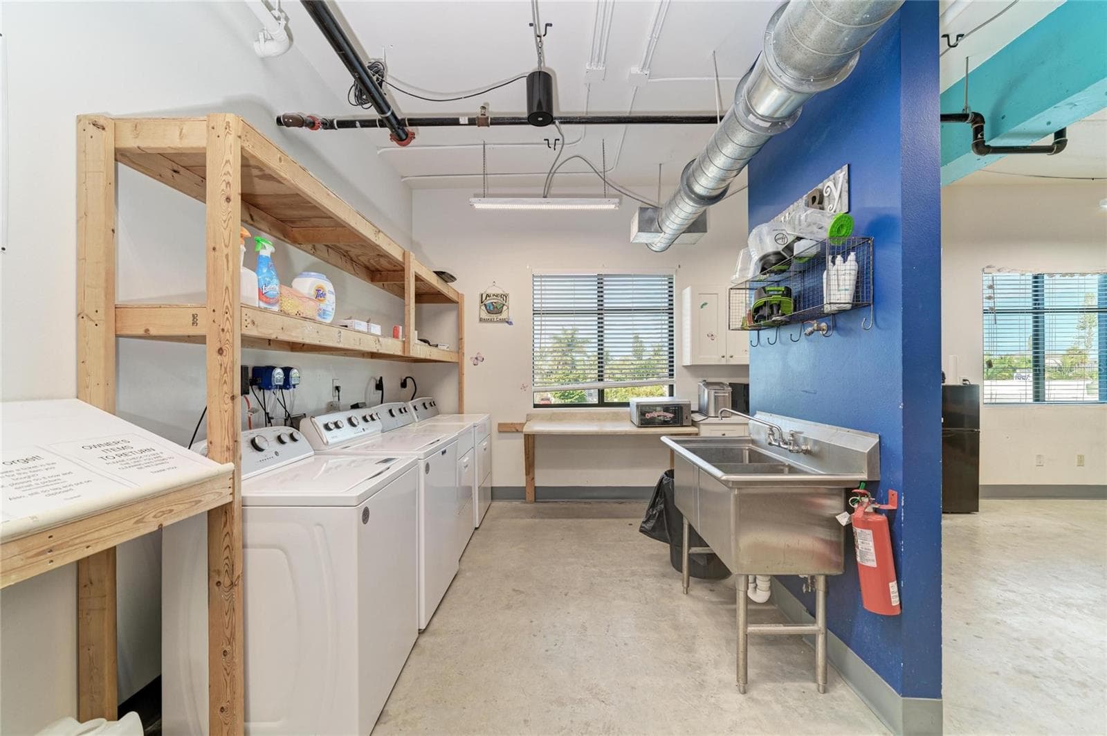 Second Level - sink and washers-dryers - 3004 AVENUE C, HOLMES BEACH